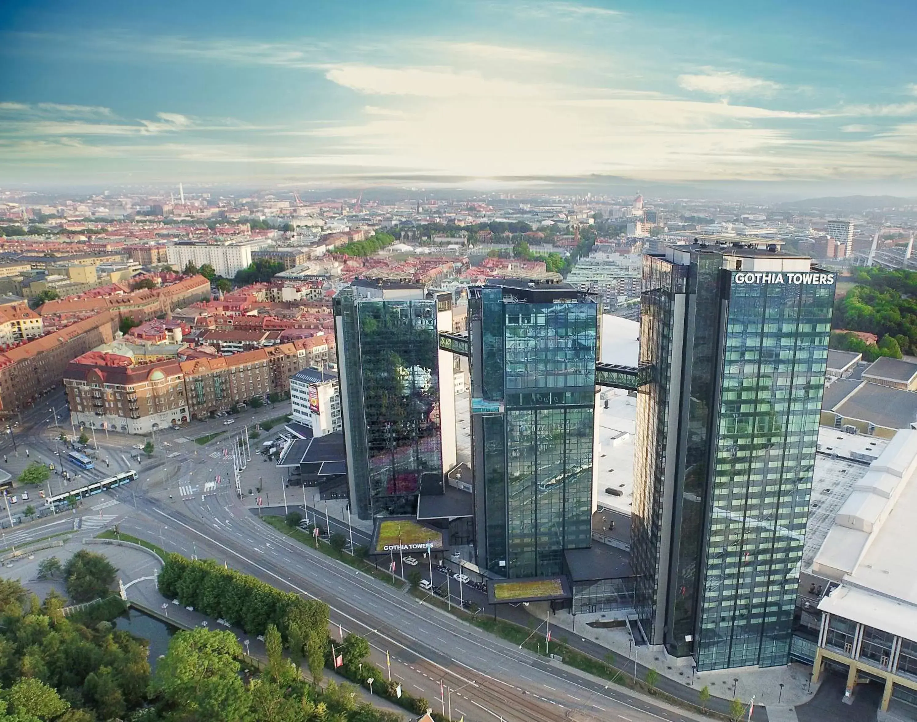 Property building, Bird's-eye View in Gothia Towers