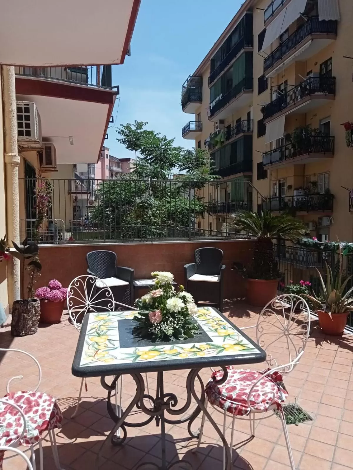 Balcony/Terrace in La Terrazza di Monica & Teresa