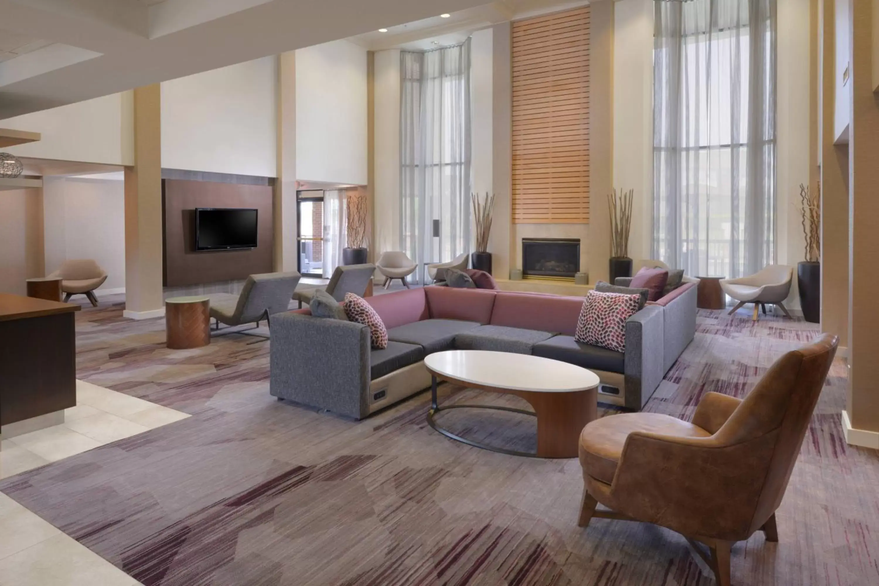 Lobby or reception, Seating Area in Courtyard by Marriott Houston Northwest