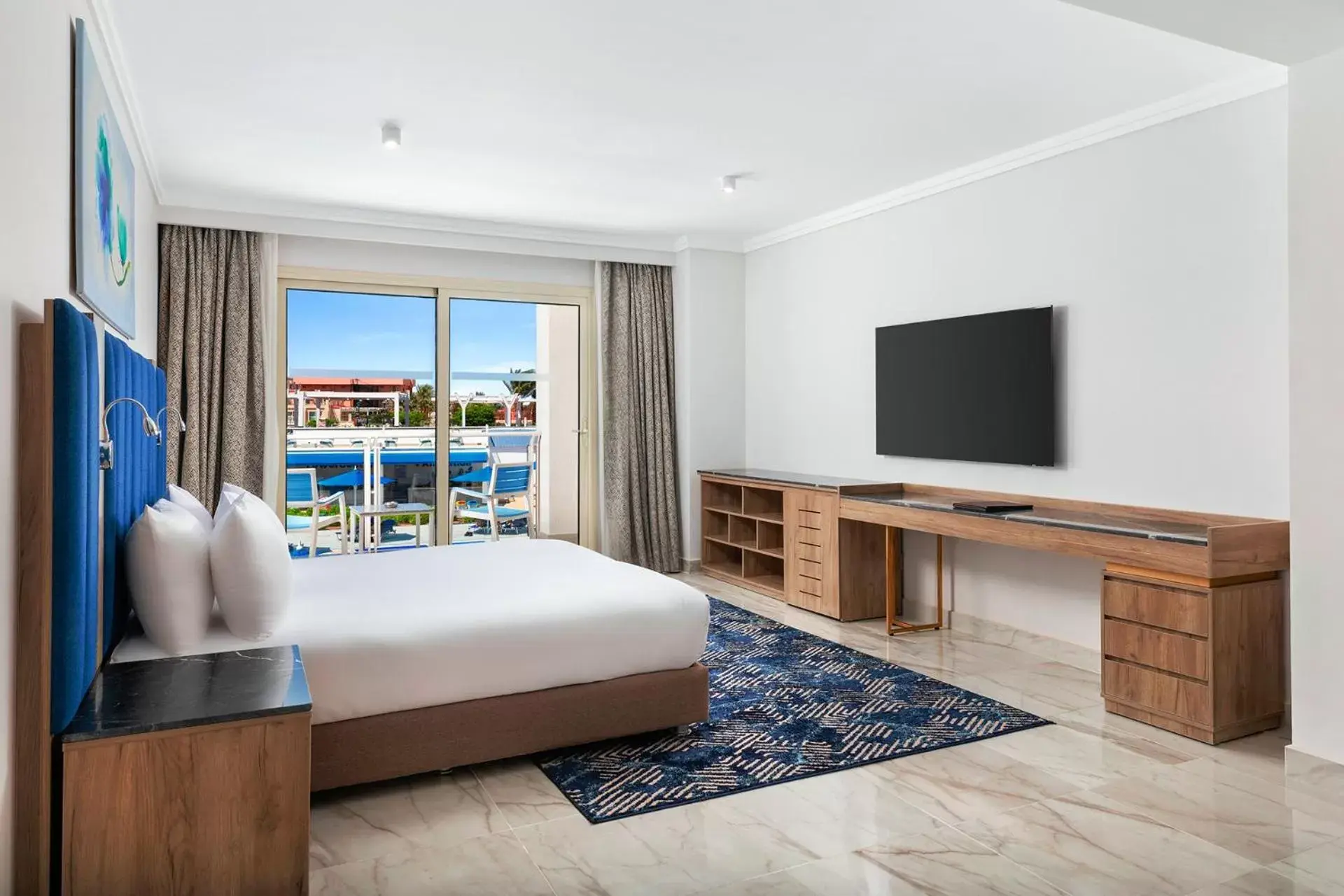 Bedroom, Bed in Pickalbatros Blu Spa Resort - Adults Friendly 16 Years Plus- Ultra All-Inclusive Bedroom, Bed in Pickalbatros Blu Spa Resort - Adults Friendly 16 Years Plus- Ultra All-Inclusive