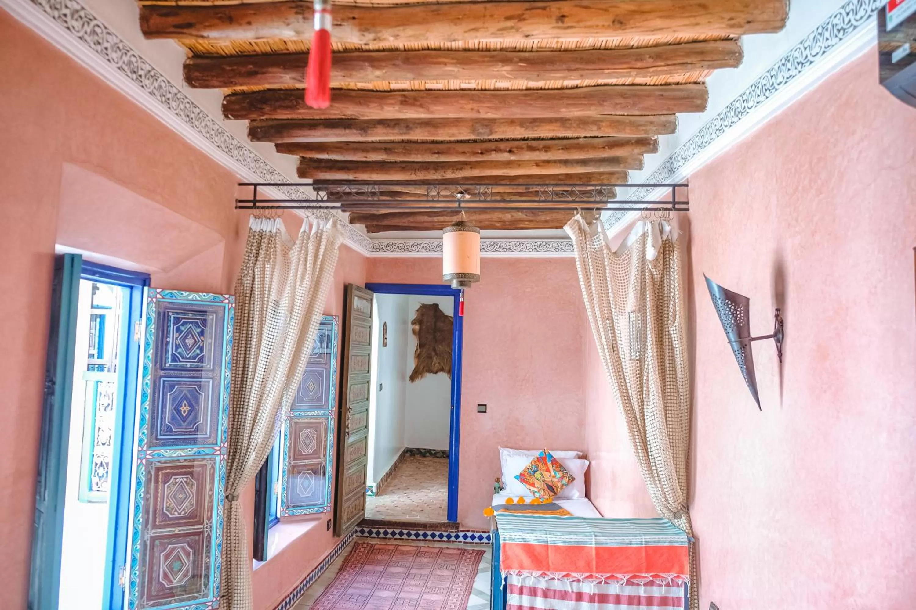 Bed in Héritage Lalla Aicha Hotel & Spa