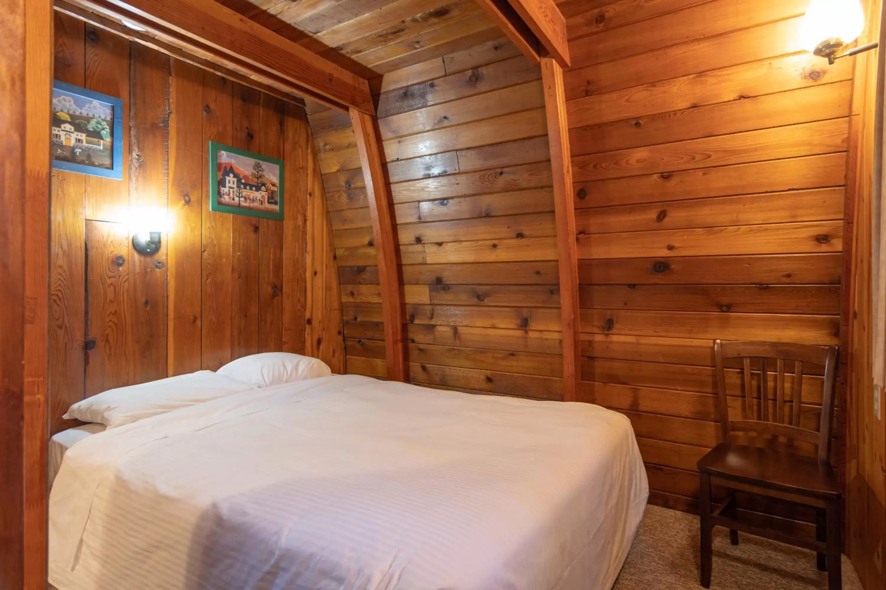 Bed in Cusheon Lake Resort