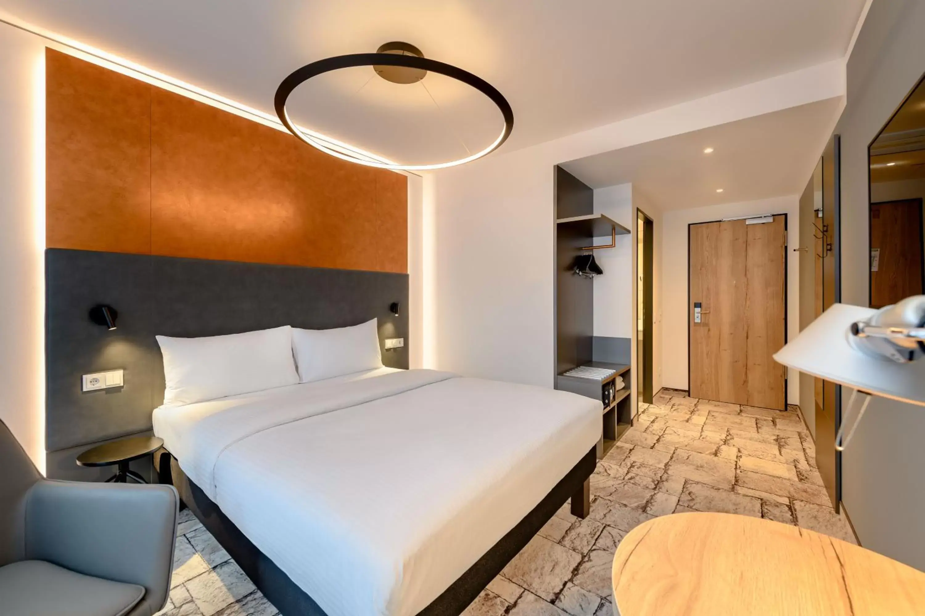 Bedroom, Bed in ibis Styles Bamberg