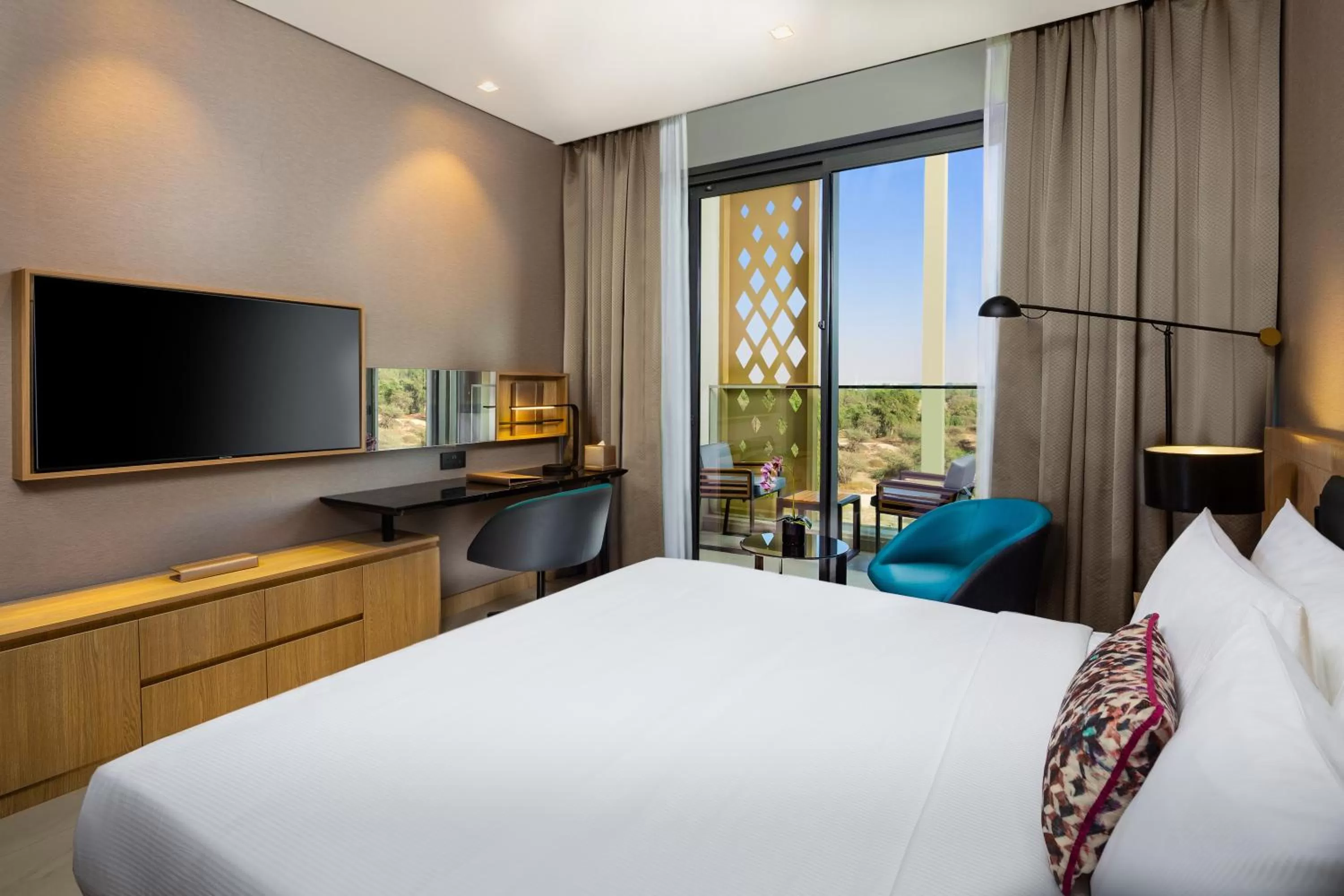 View (from property/room), Bed in Millennium Place Mirdif