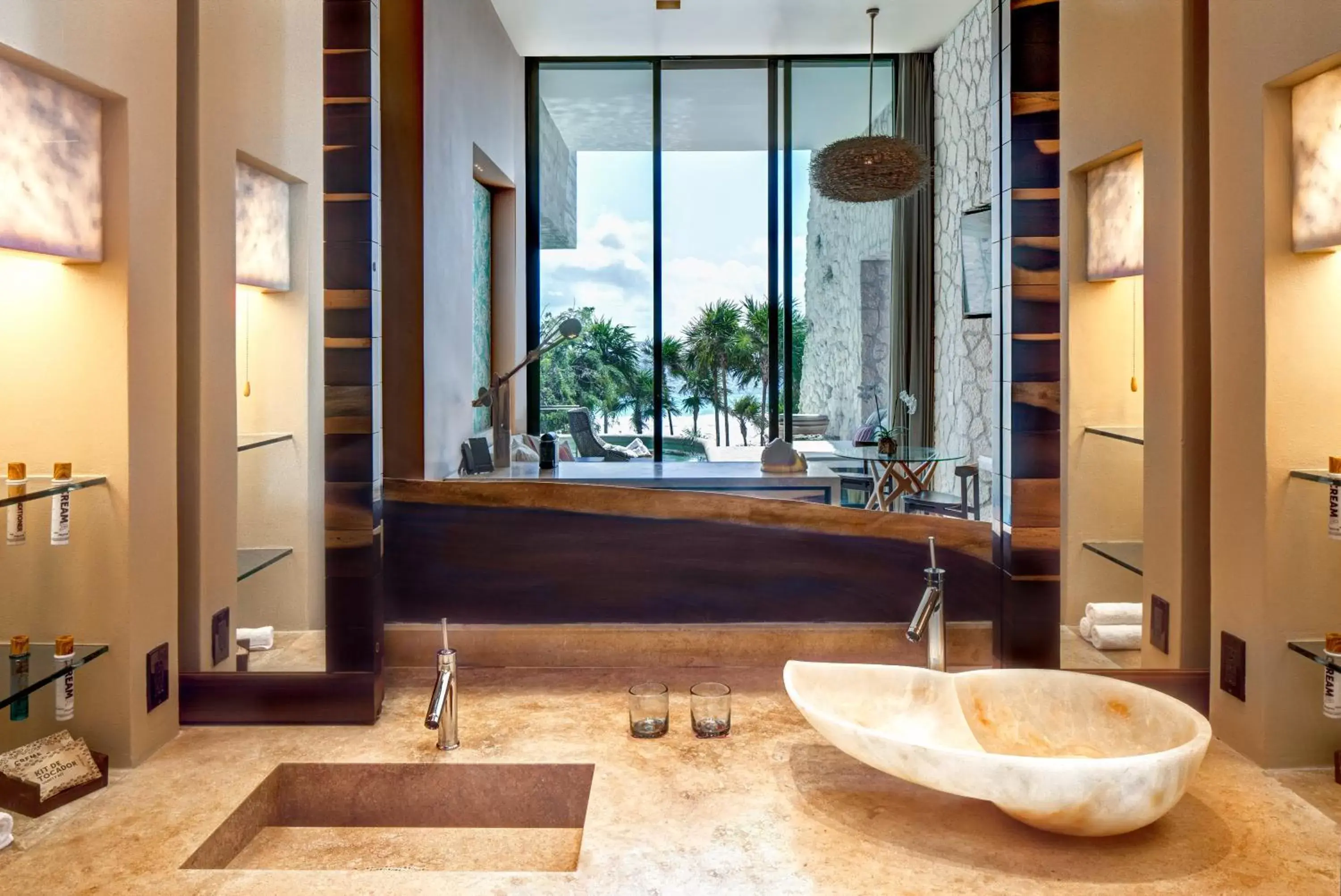 Bathroom in La Casa de la Playa by Xcaret- All Inclusive Adults Only