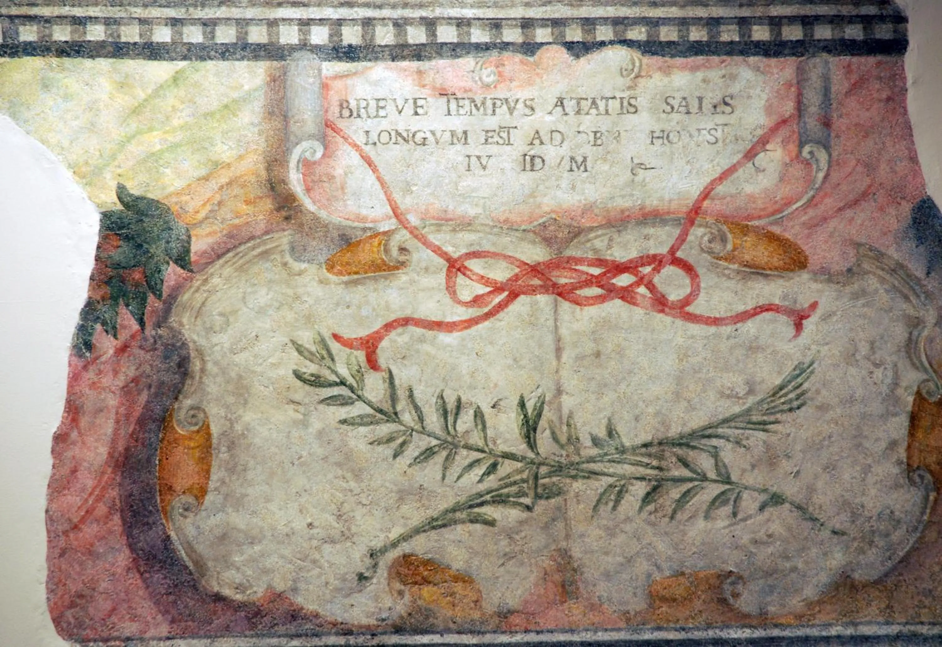 Decorative detail in Palazzo Ai Capitani