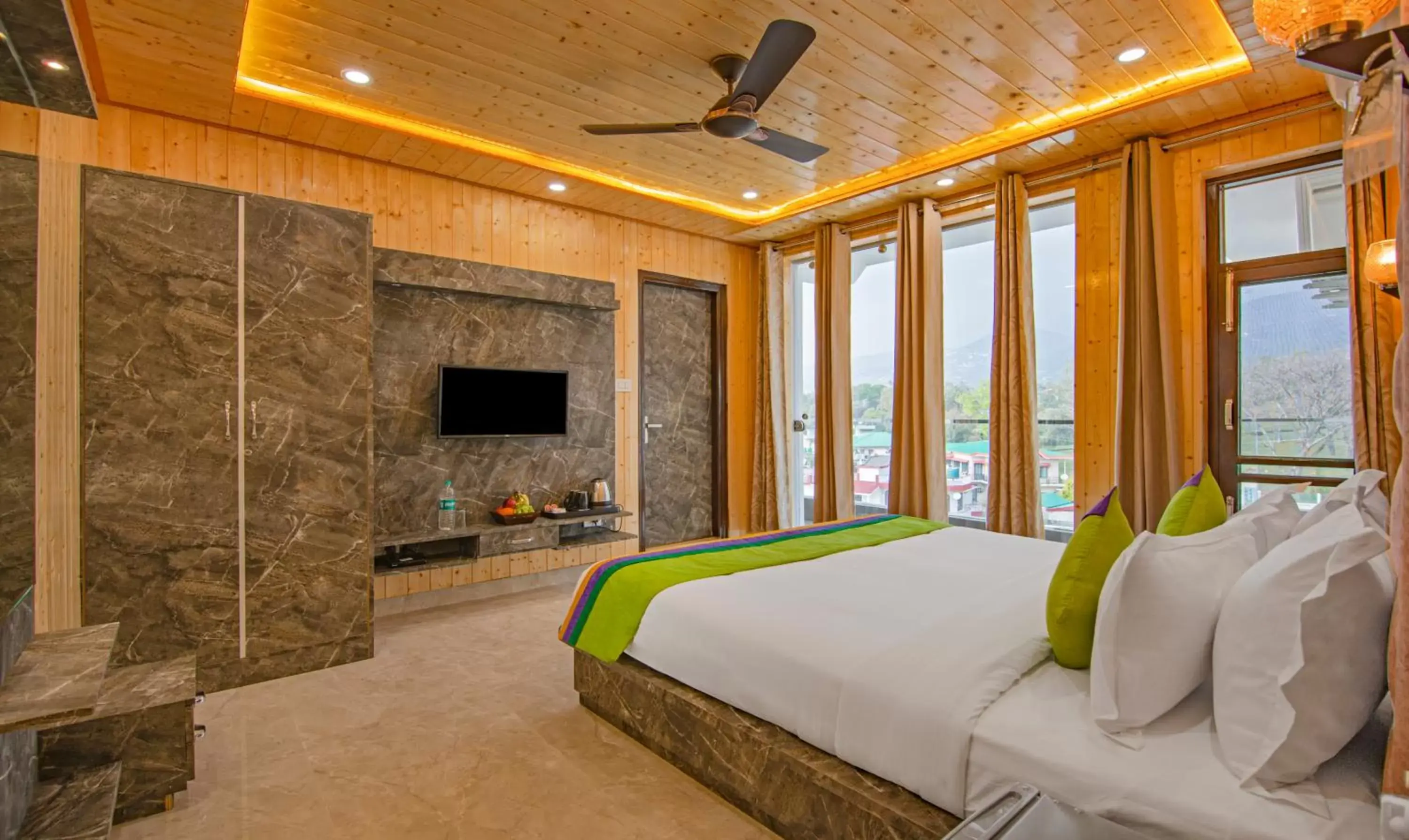 Bedroom, Bed in Treebo Ortus Residency Bedroom, Bed in Treebo Ortus Residency