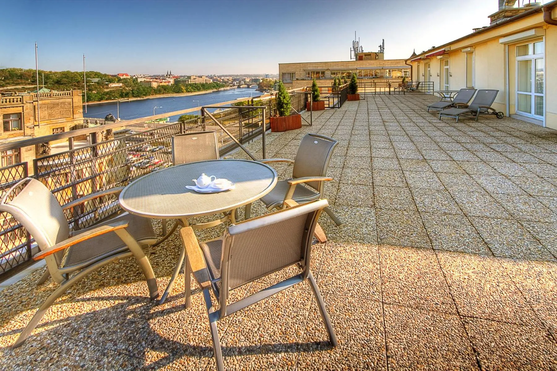 Balcony/Terrace in Clarion Hotel Prague Old Town