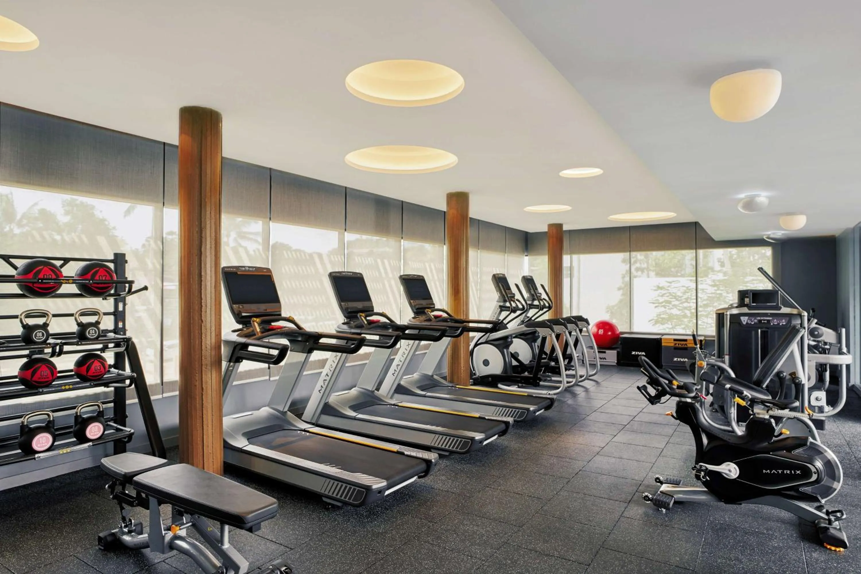 Fitness centre/facilities in Hyatt Regency Koh Samui
