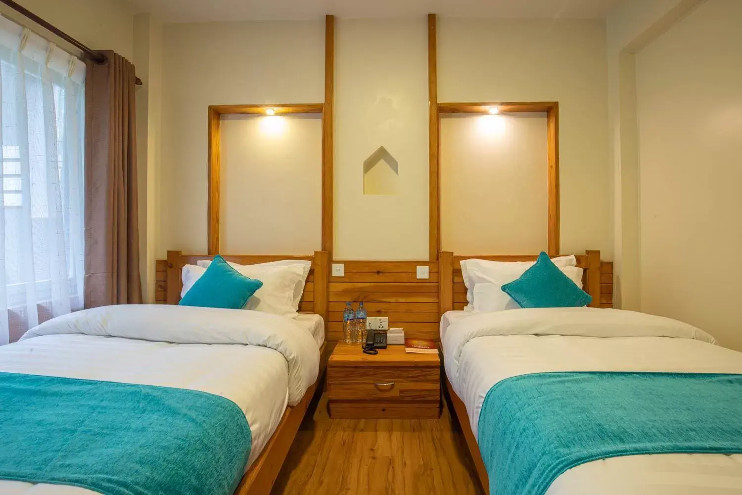 Bed in Hotel Himalayan Glacier Bed in Hotel Himalayan Glacier