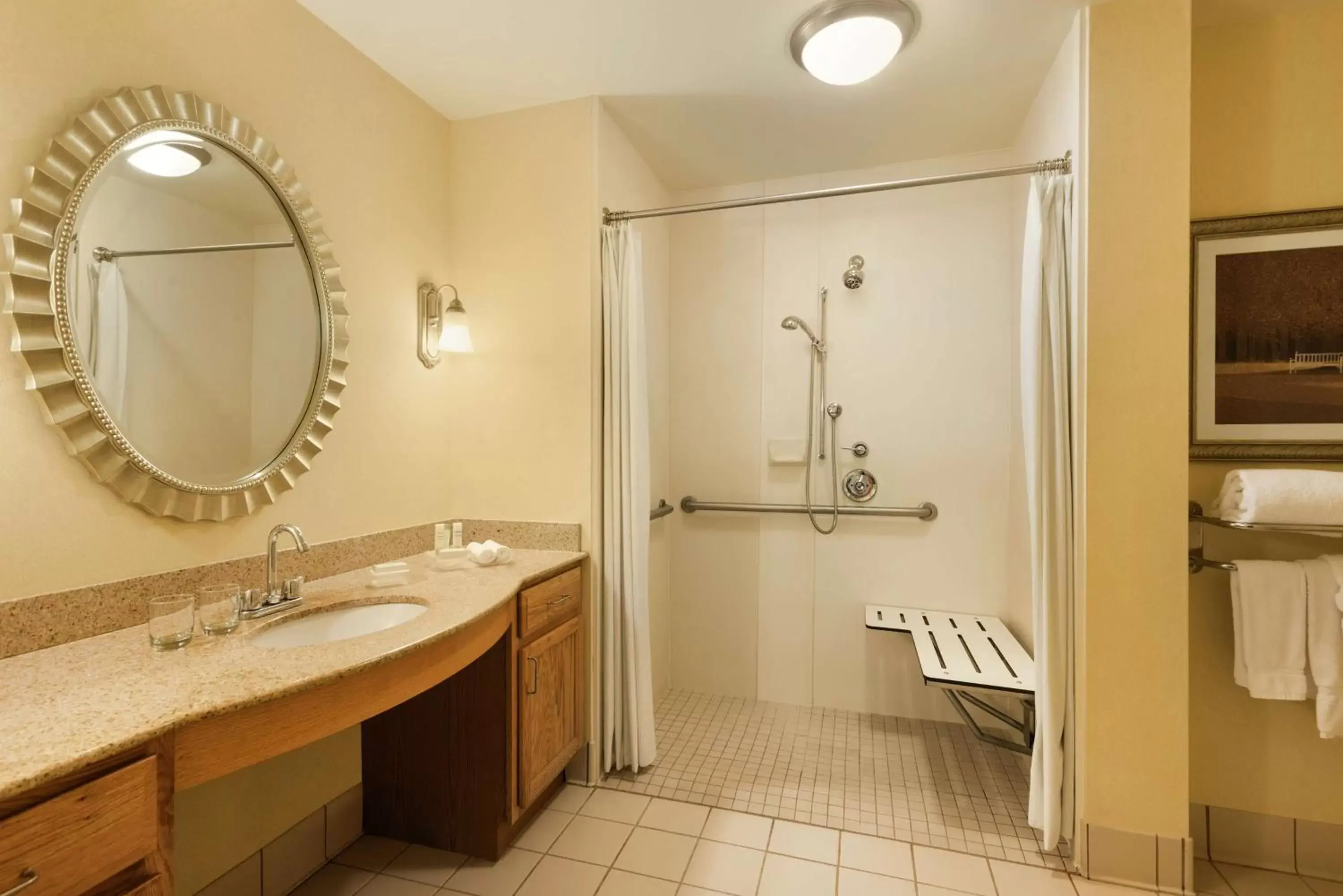 Bathroom in Homewood Suites by Hilton Newark-Wilmington South Area