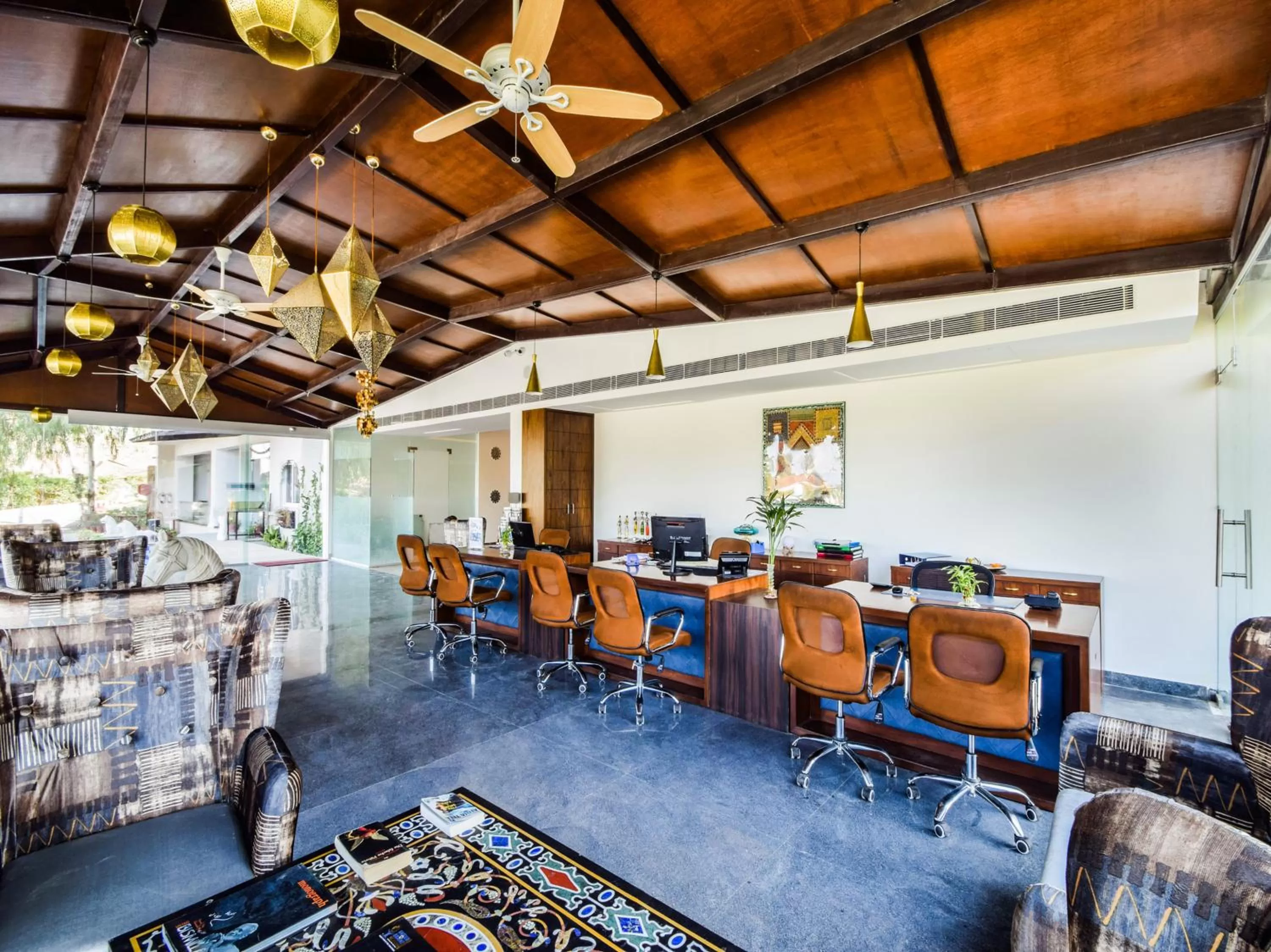 Lobby or reception in Bamboo Saa Resort & Spa - Udaipur