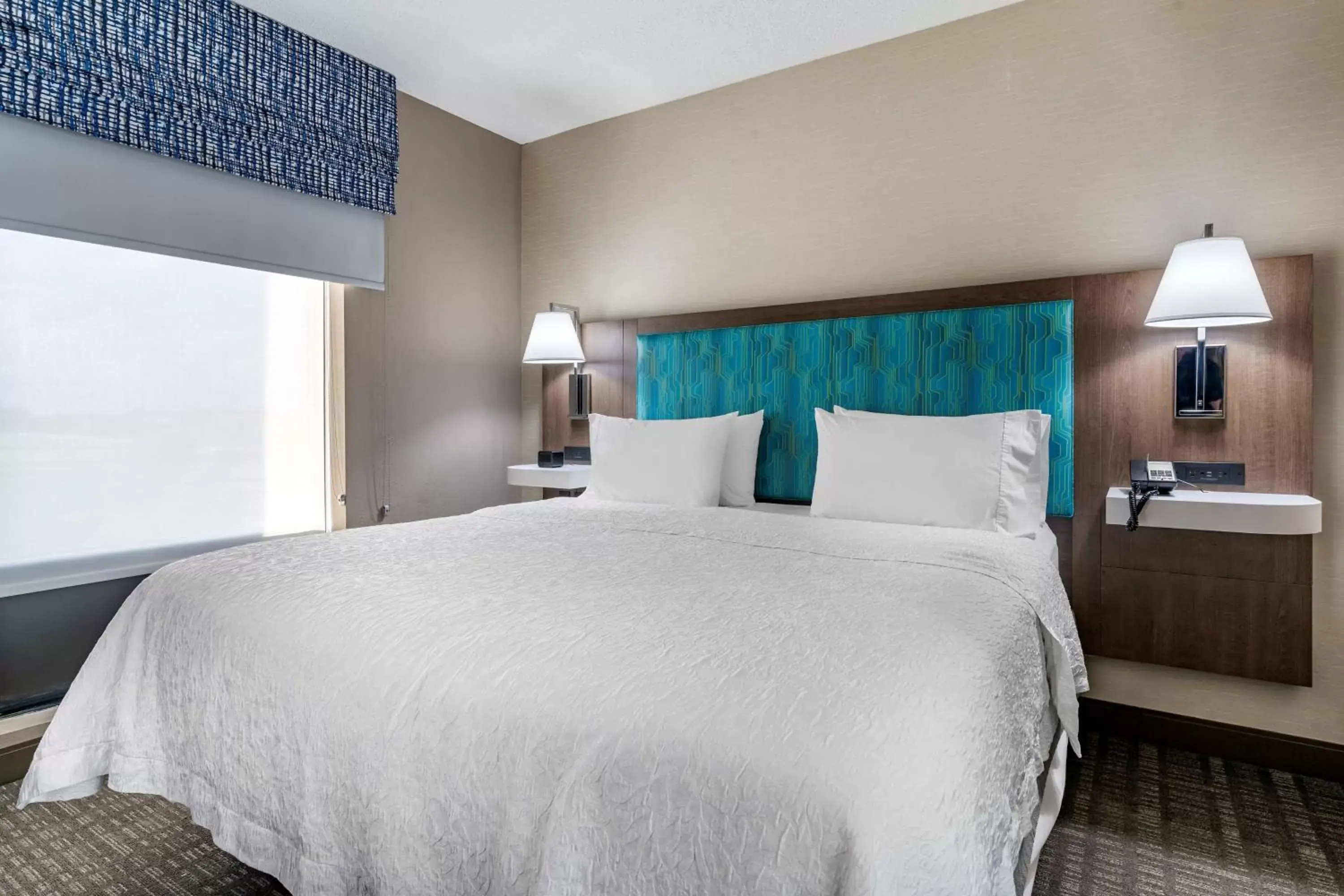 Bed in Hampton Inn & Suites Louisville East