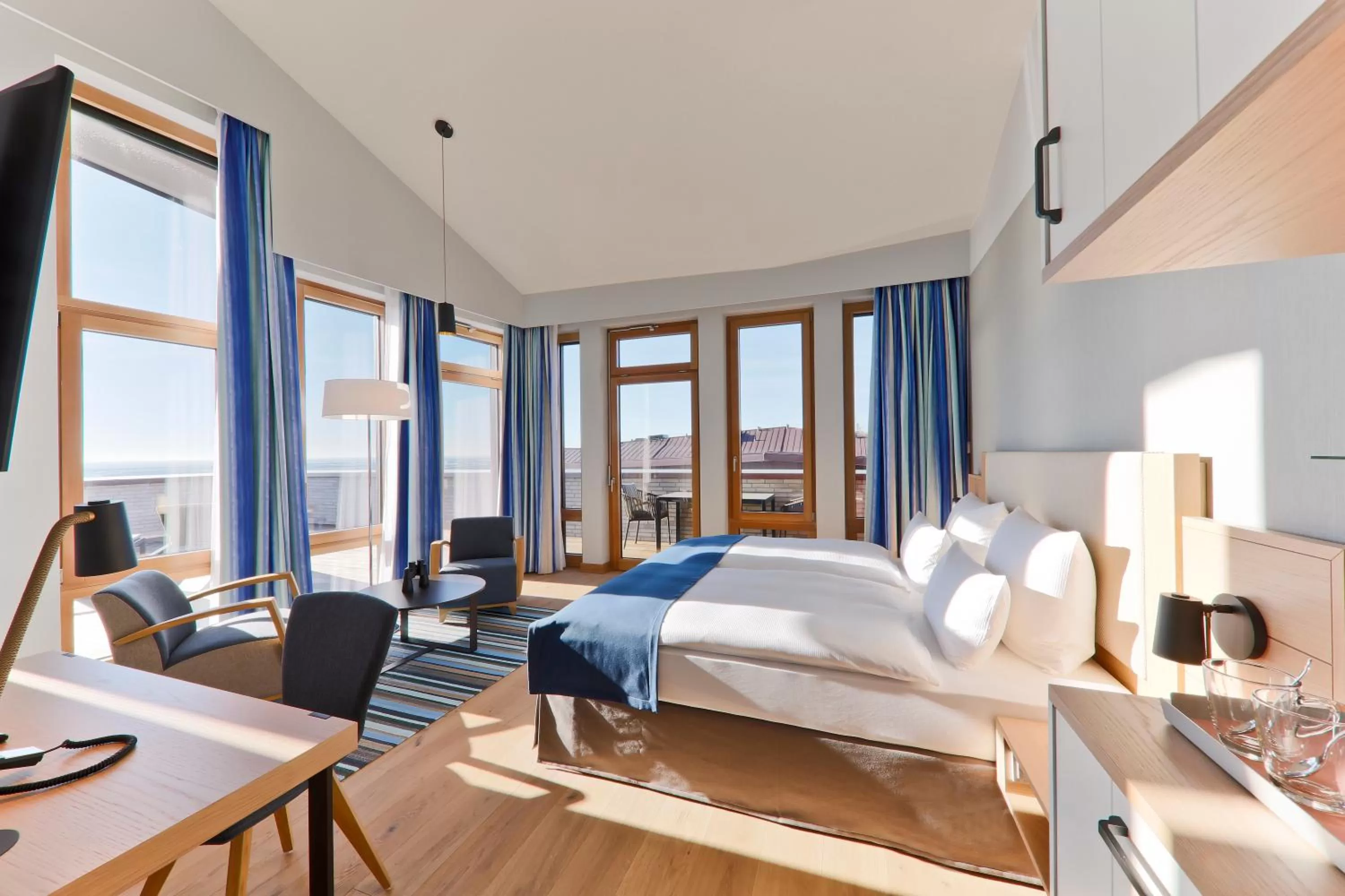 Deluxe Double Room with Sea View in Upstalsboom Wyk auf Föhr