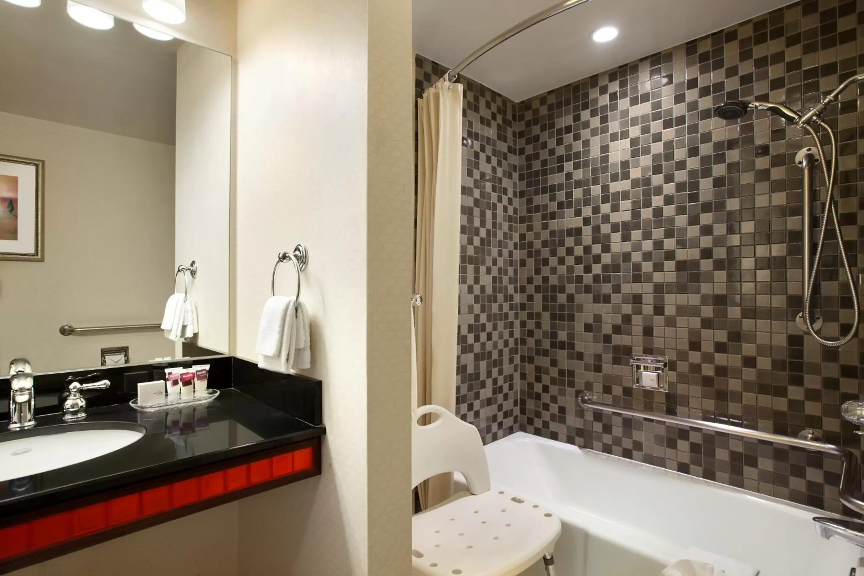 Shower, Bathroom in Harveys Lake Tahoe Hotel & Casino