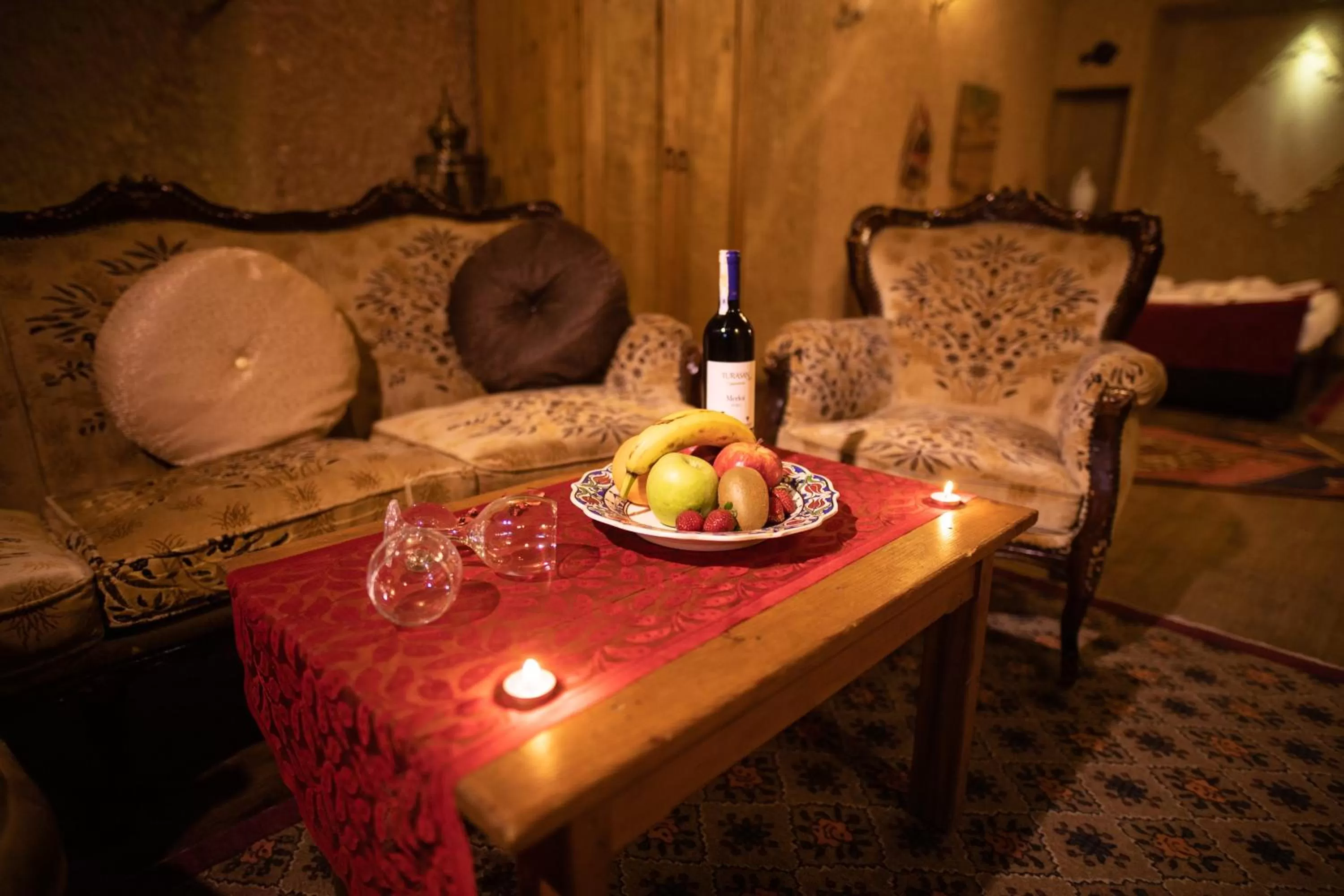 Food and drinks, Seating Area in 7 Oda Kapadokya Cave Hotel
