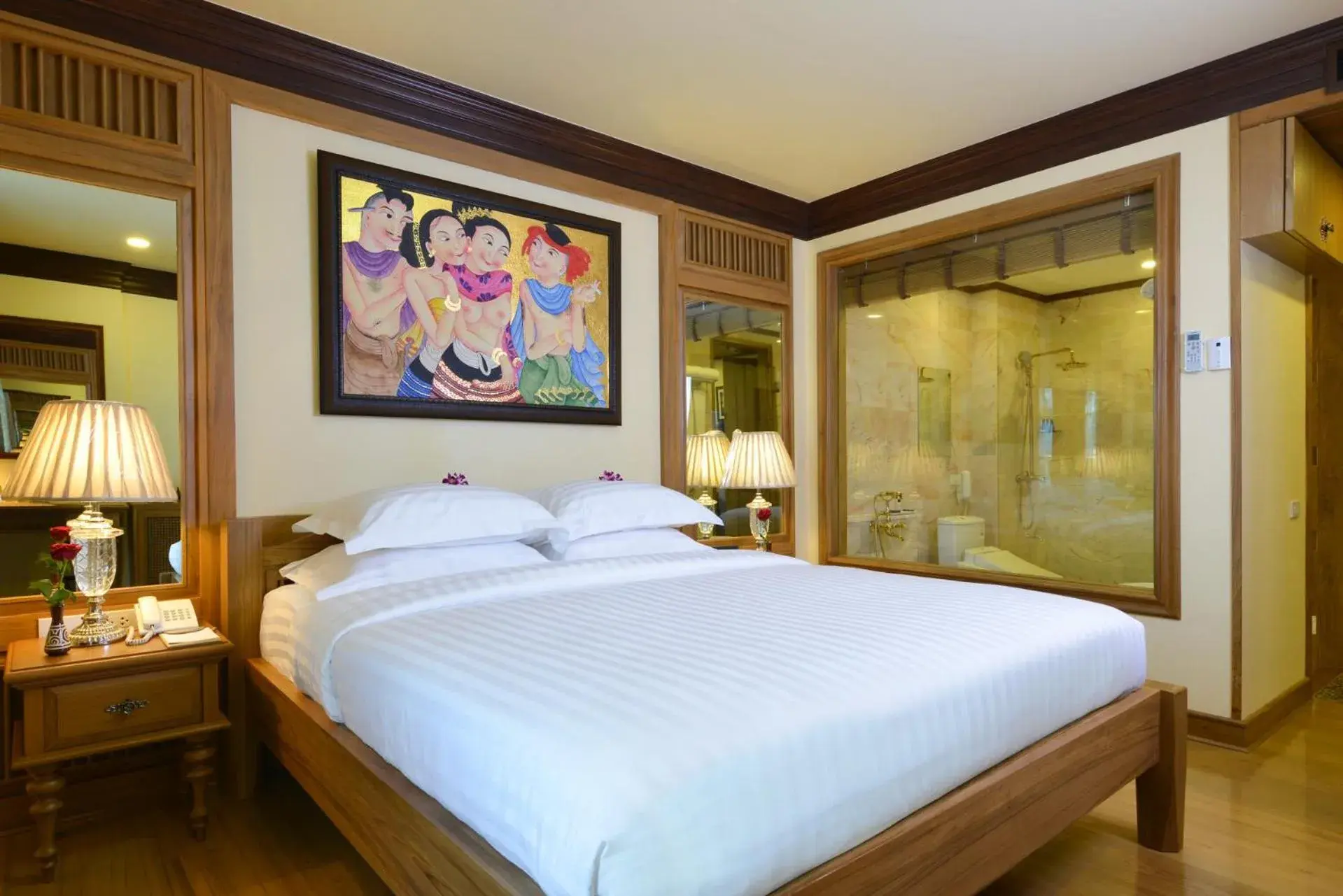 Photo of the whole room, Bed in Peak Nimman Prestige Hotel