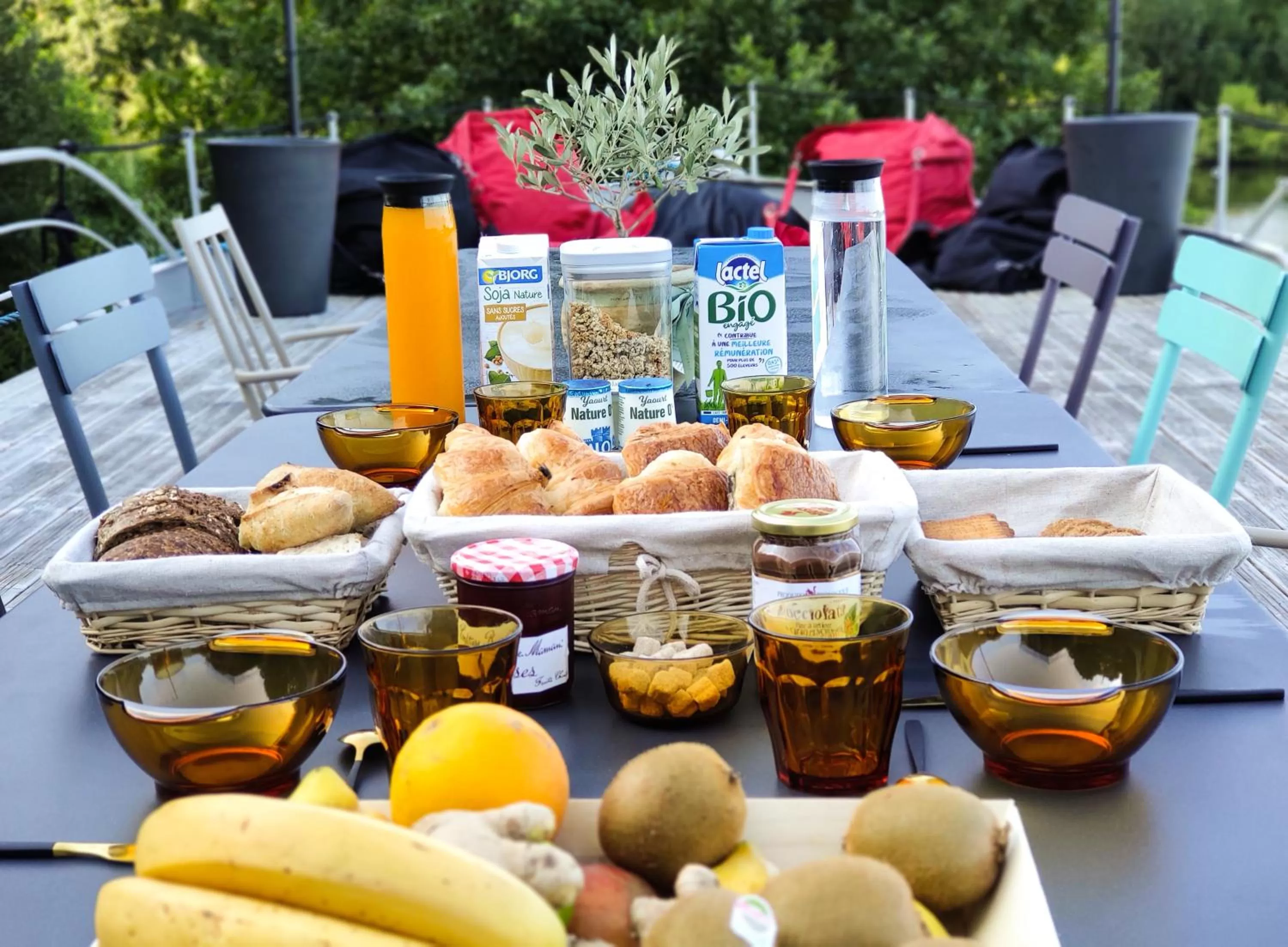 Balcony/Terrace in La Rivière House - Péniche Carpe Diem
