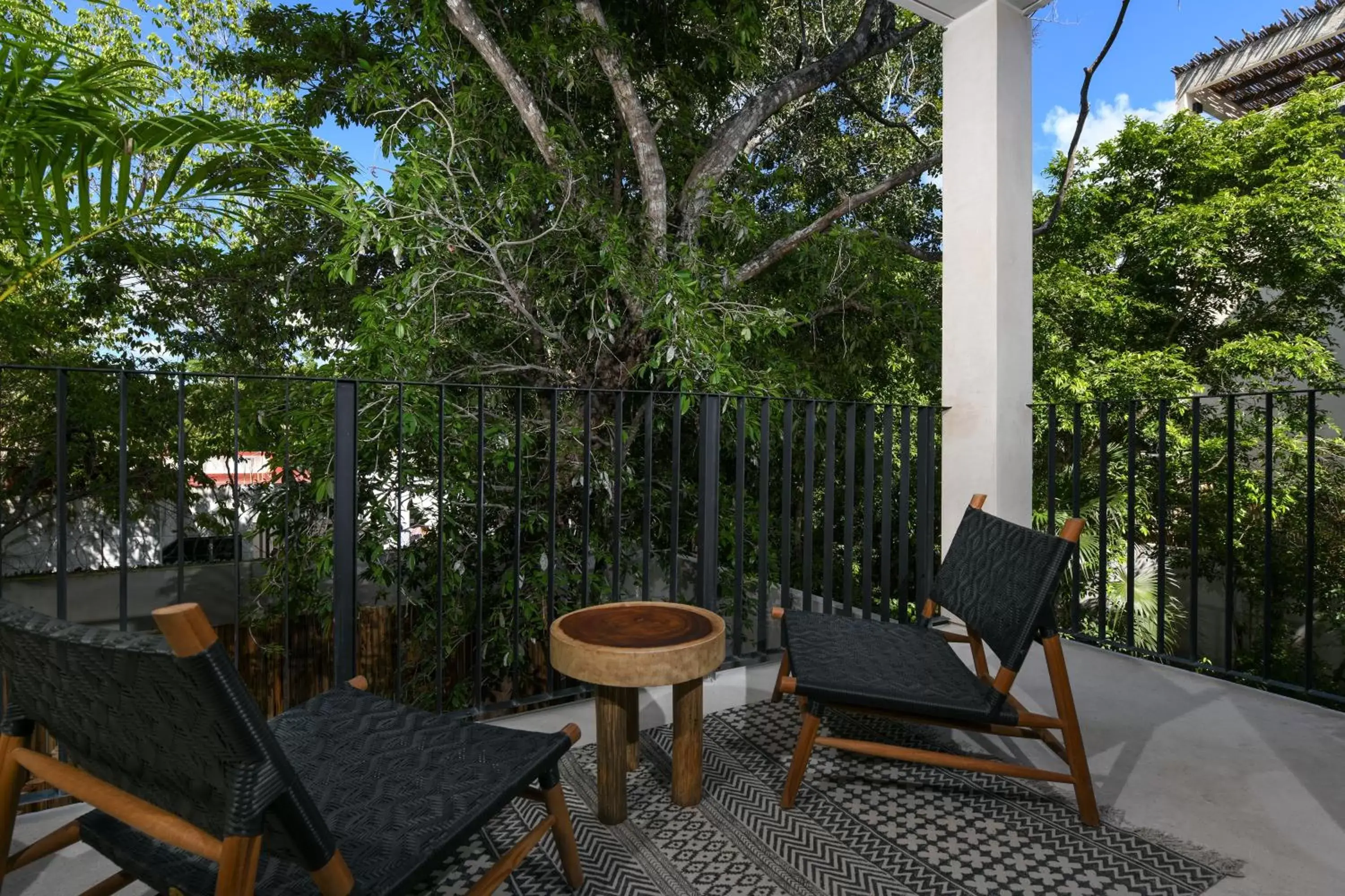 Balcony/Terrace in Casa Agape Hotel Tulum & Vegan Restaurant with Beach Club Access