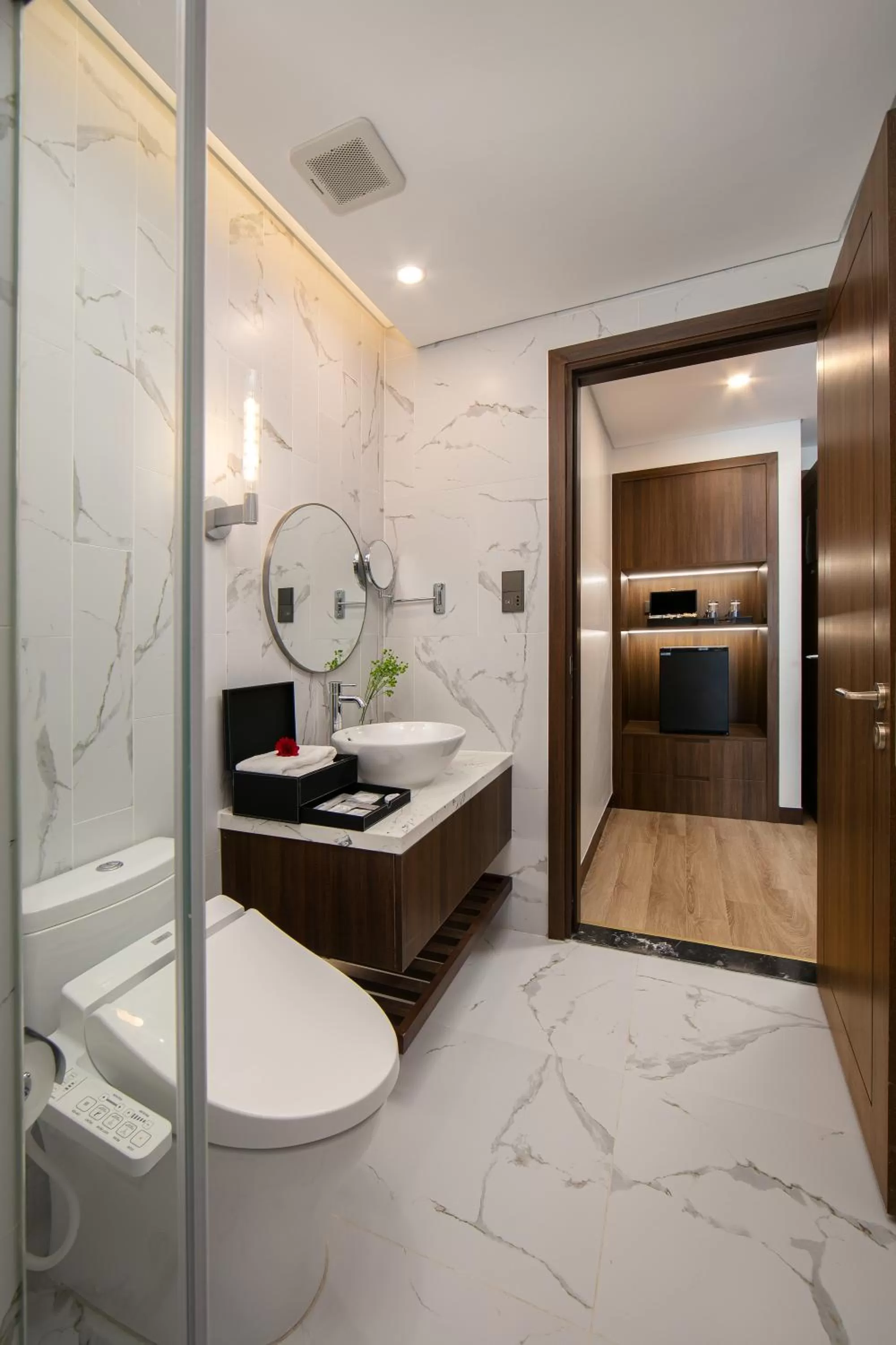 Bathroom in Mövenpick Living West Hanoi