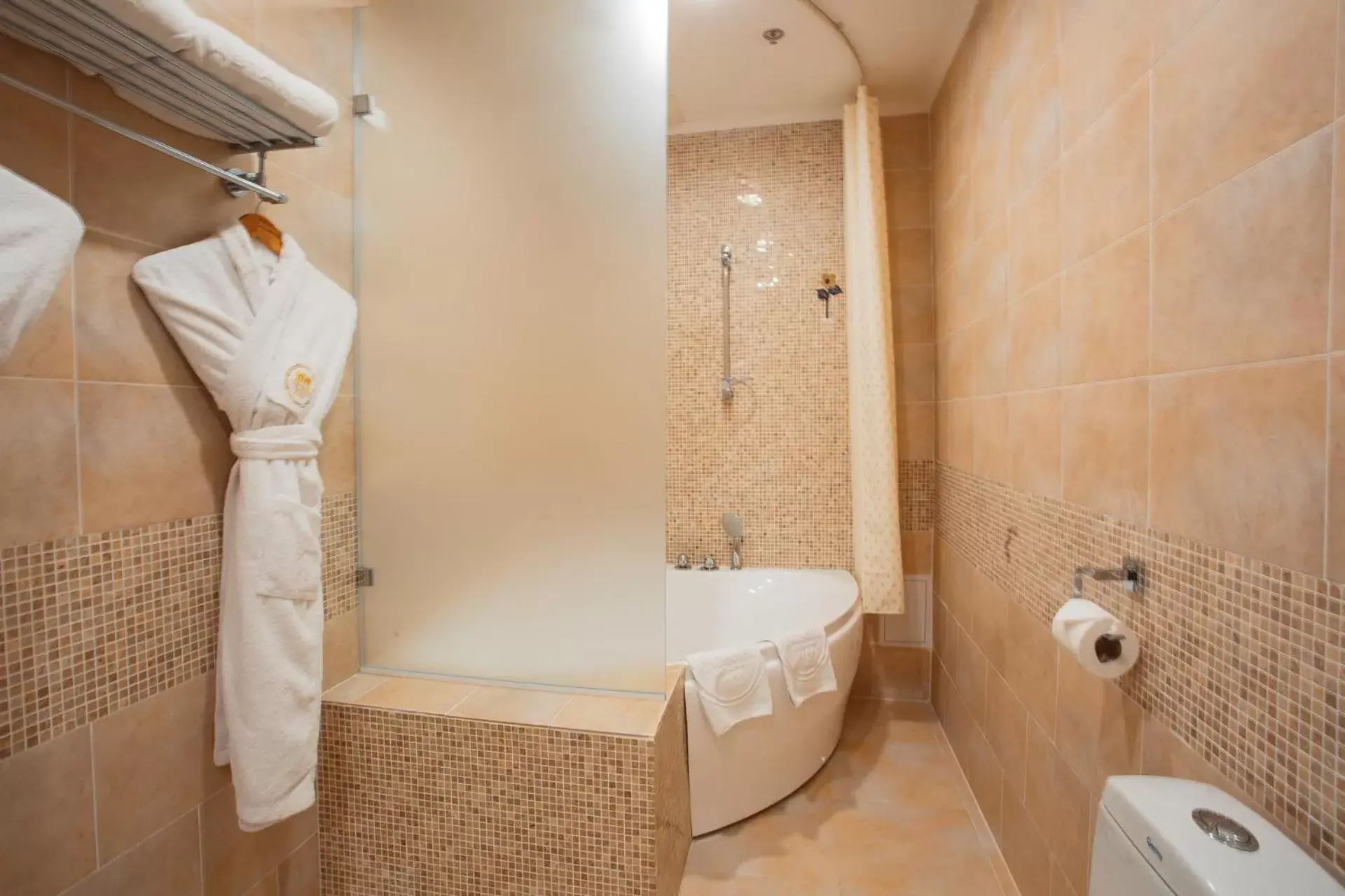Decorative detail, Bathroom in King Hotel Astana