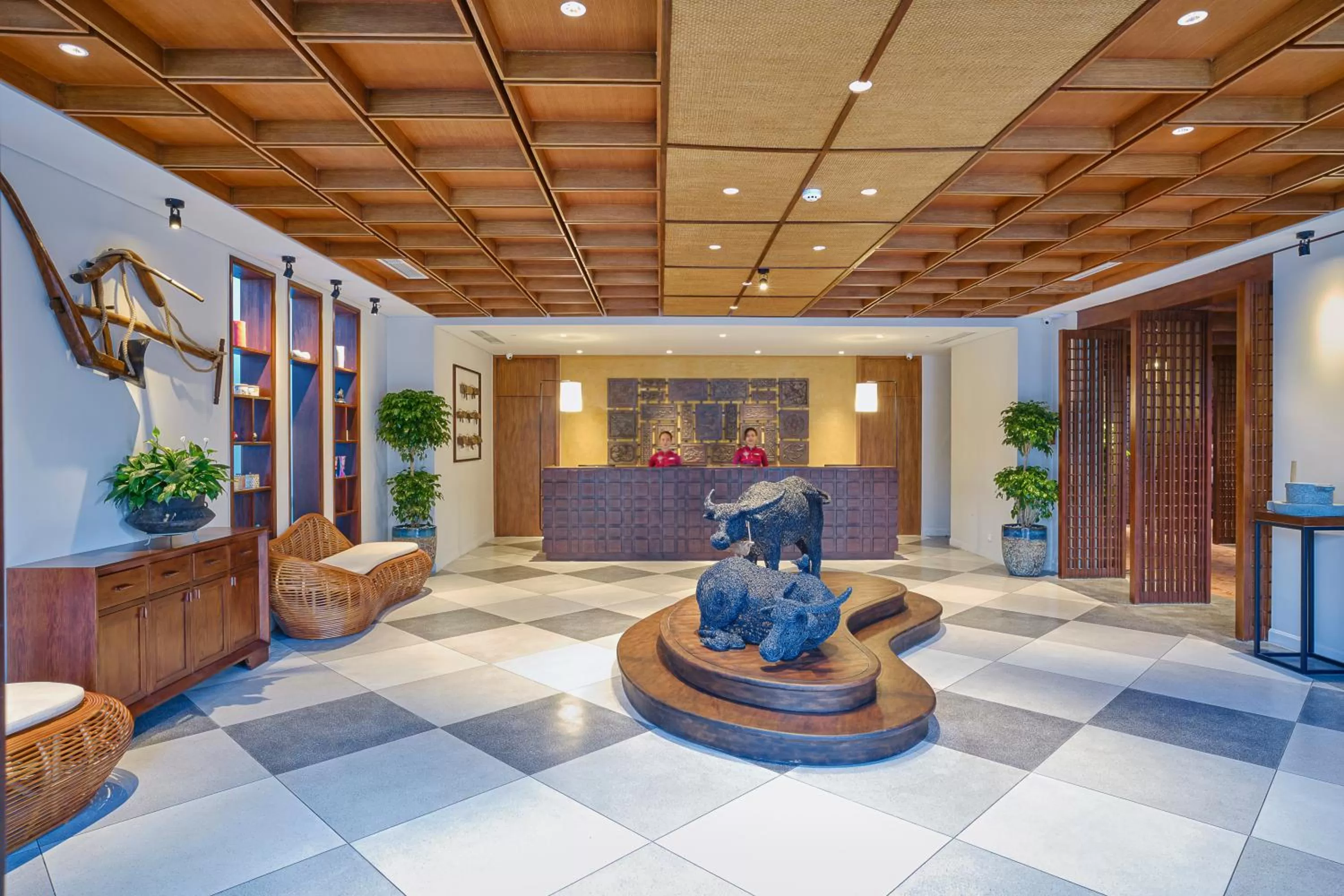 Lobby or reception in Little Oasis - An Eco Friendly Hotel & Spa