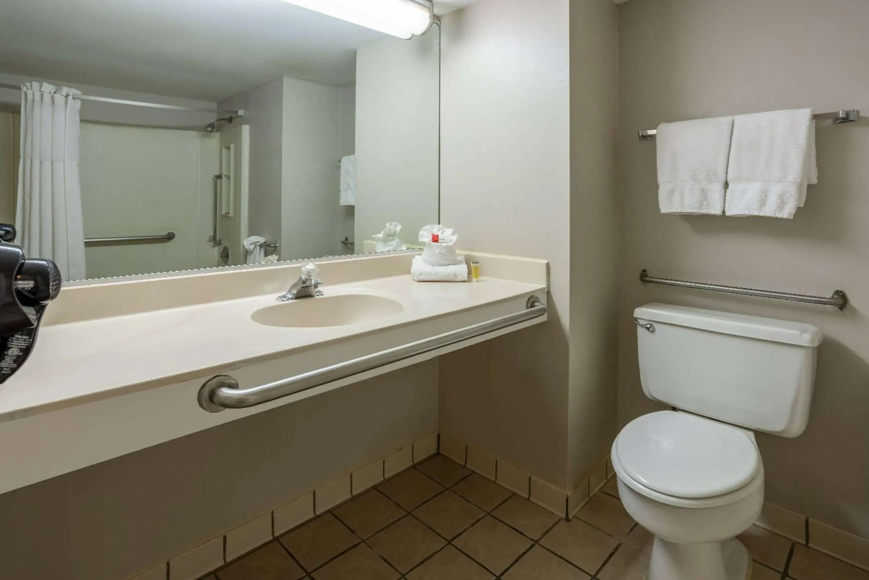 Bathroom in Days Inn by Wyndham Manassas Battlefield