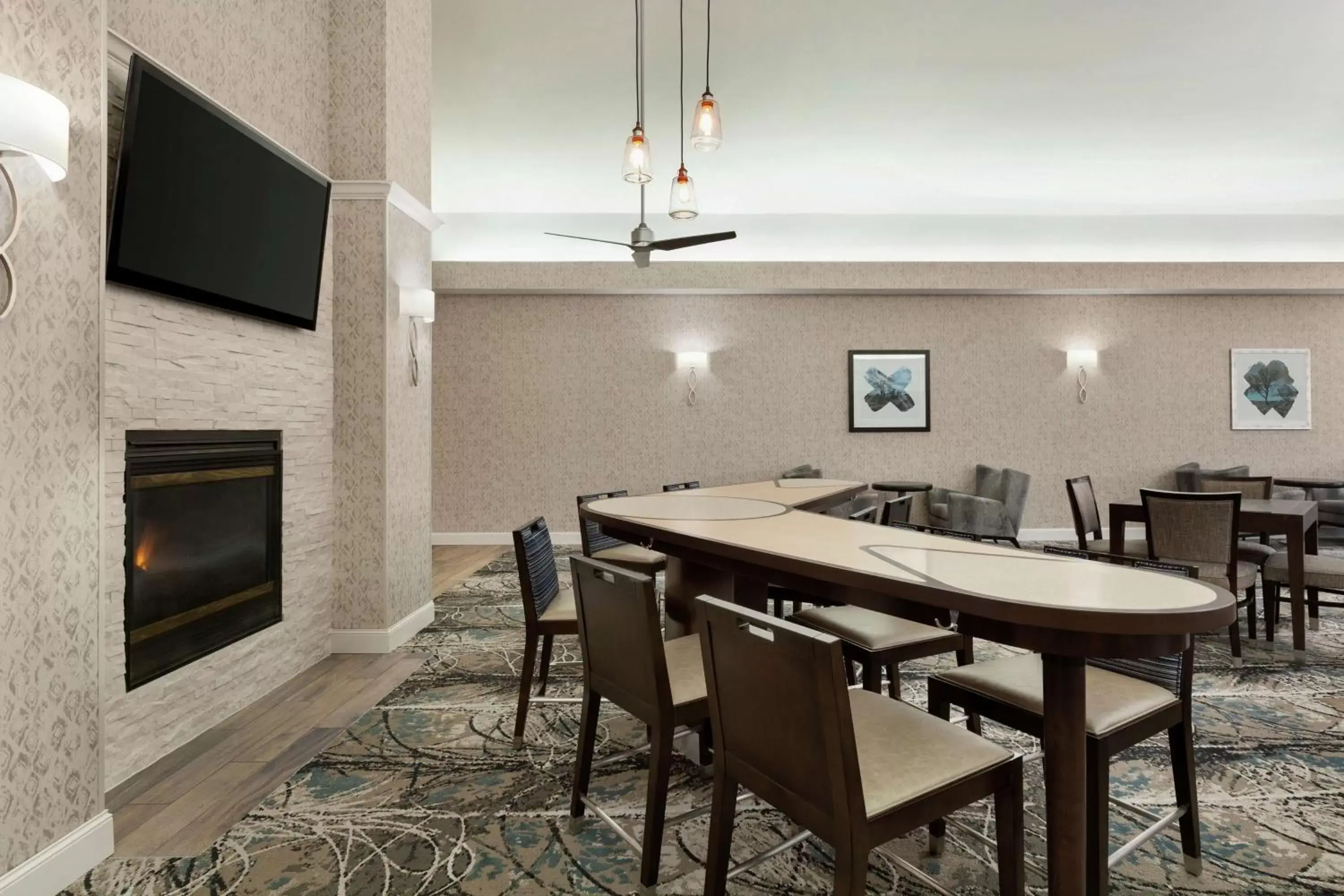 Lobby or reception, Restaurant/Places to Eat in Homewood Suites by Hilton Sacramento/Roseville