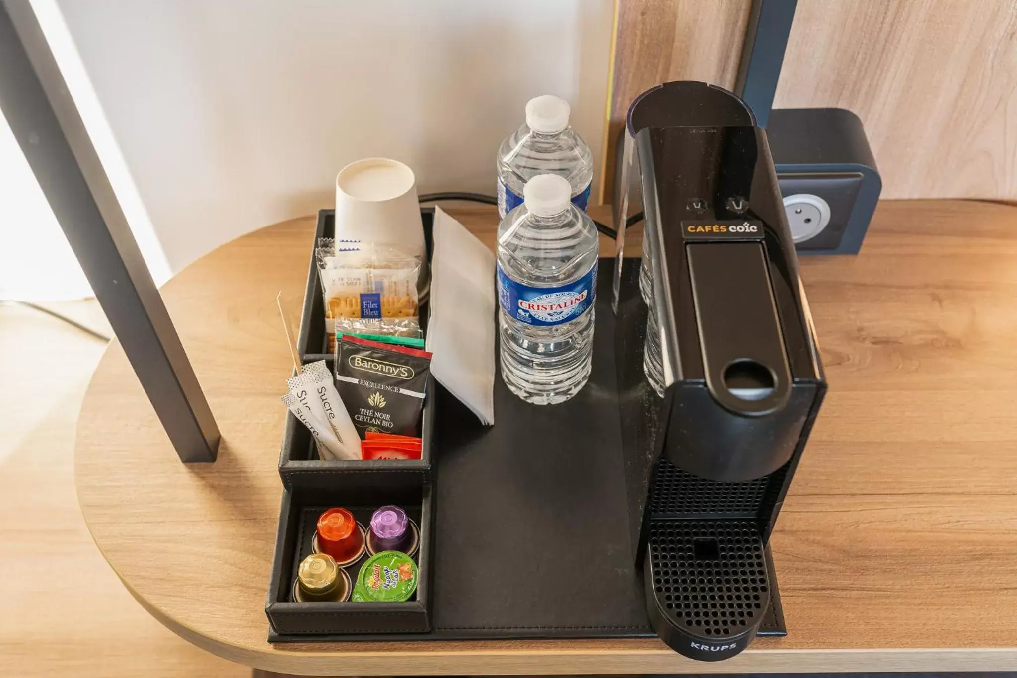 Coffee/tea facilities in B&B HOTEL Brest Port du Moulin Blanc