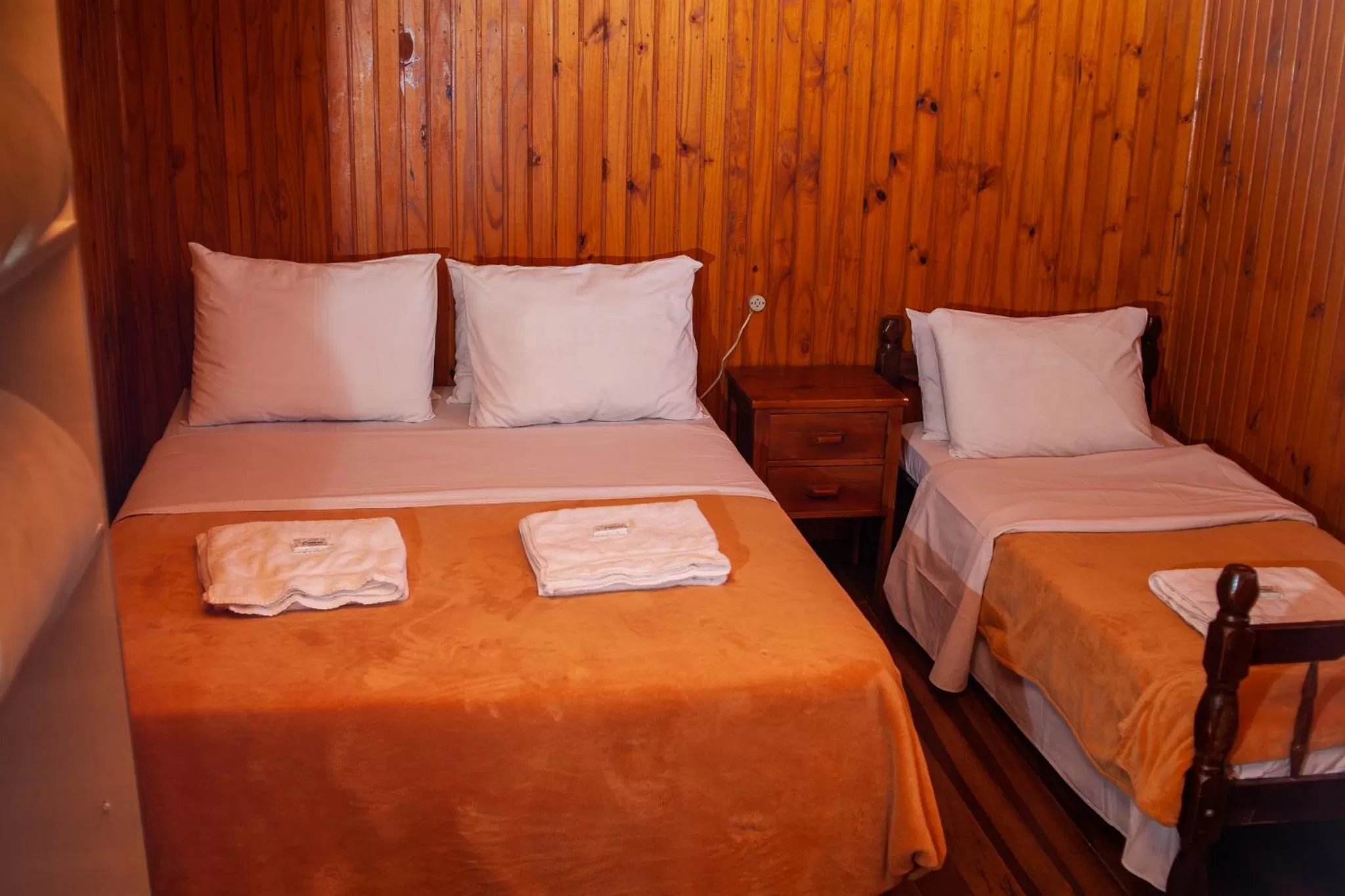 Bed in Pousada Barth