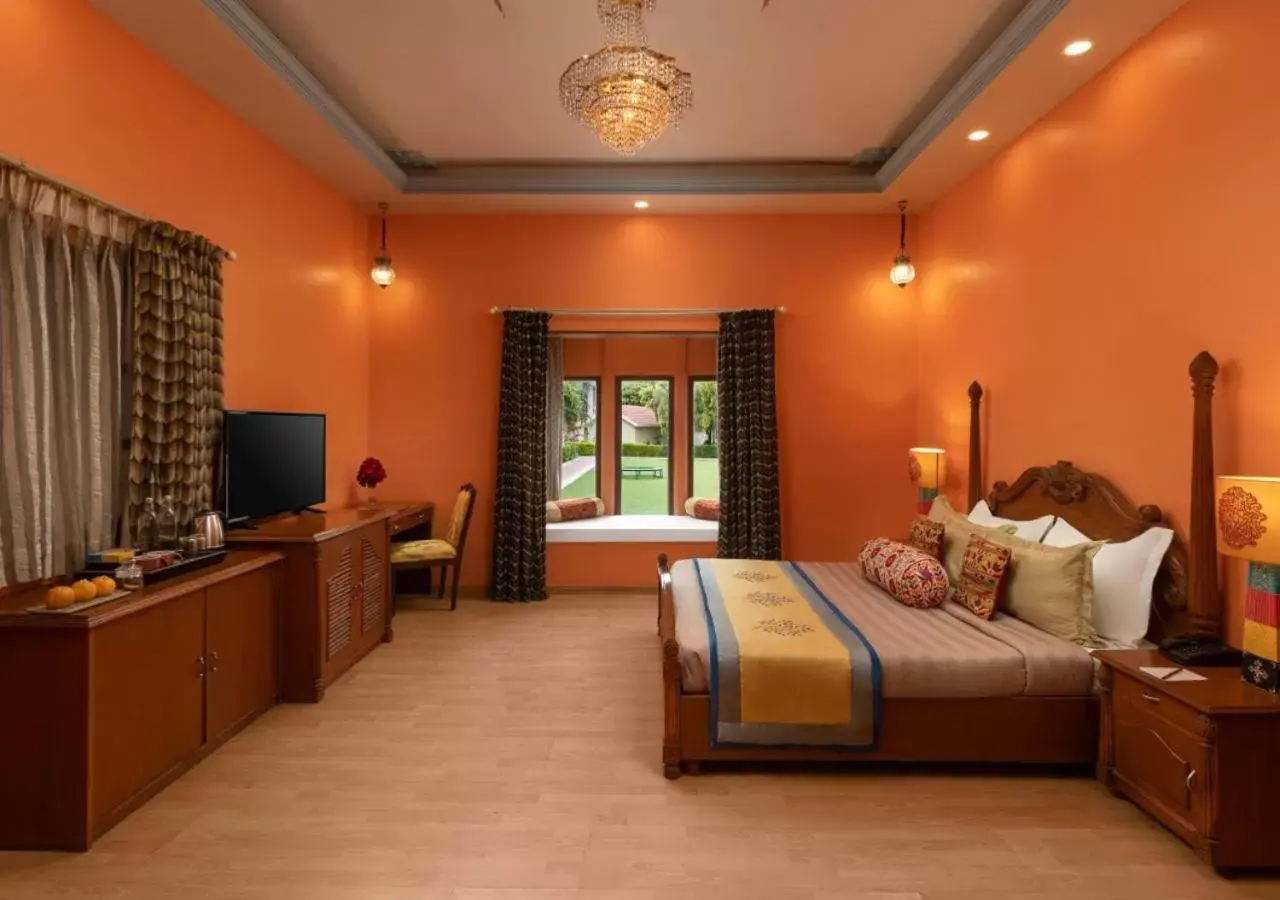 Bedroom in juSTa Rajputana Resort & Spa