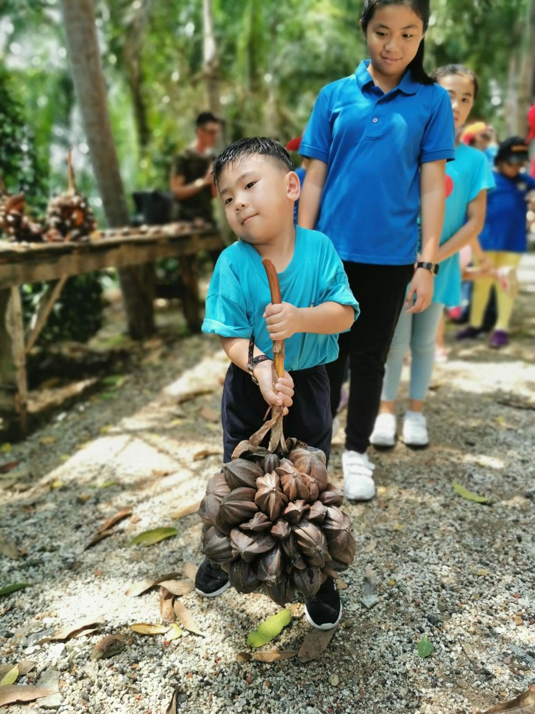 Children in Sabak Awor Resort
