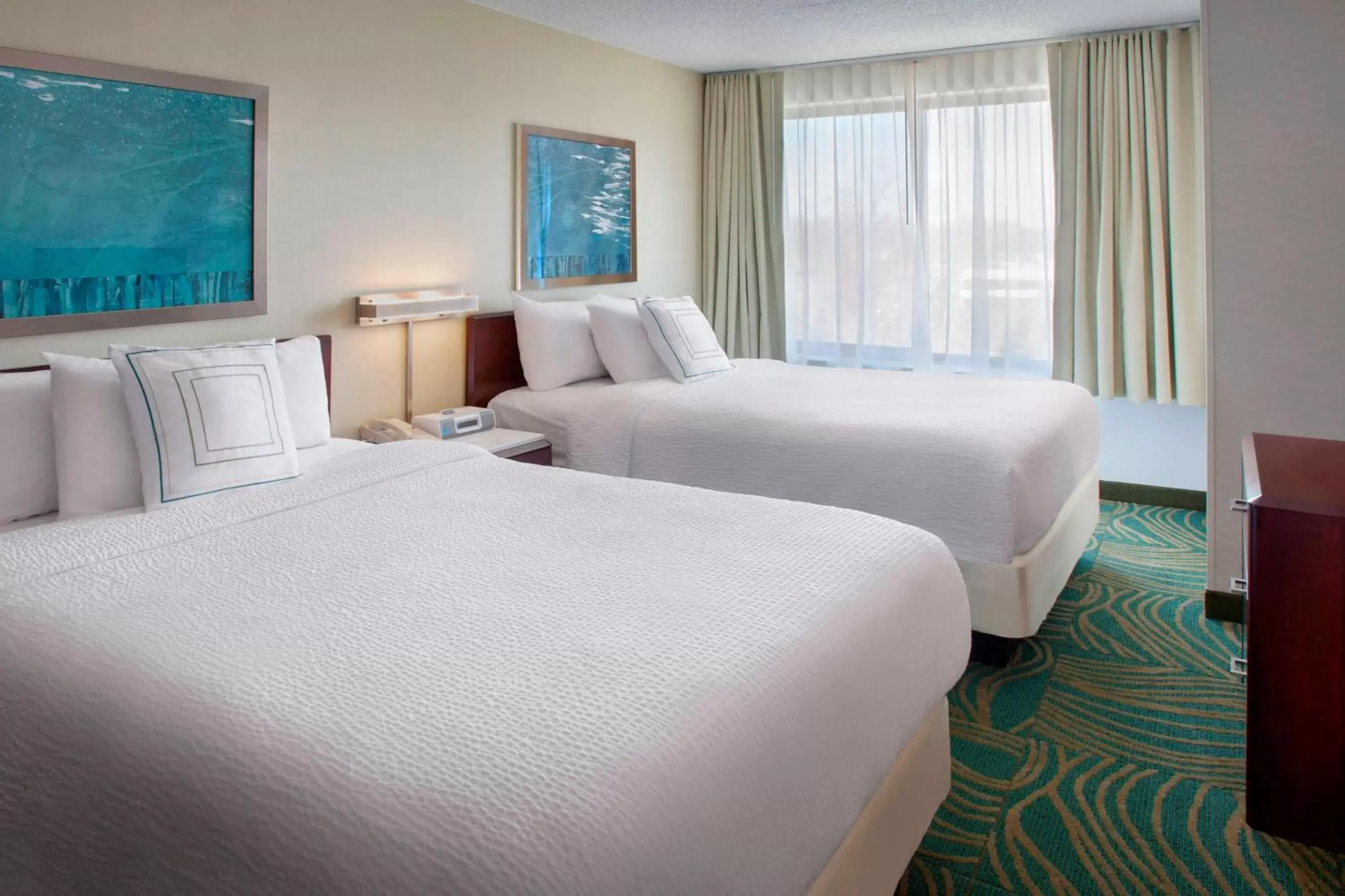Bedroom, Bed in SpringHill Suites by Marriott Philadelphia Willow Grove