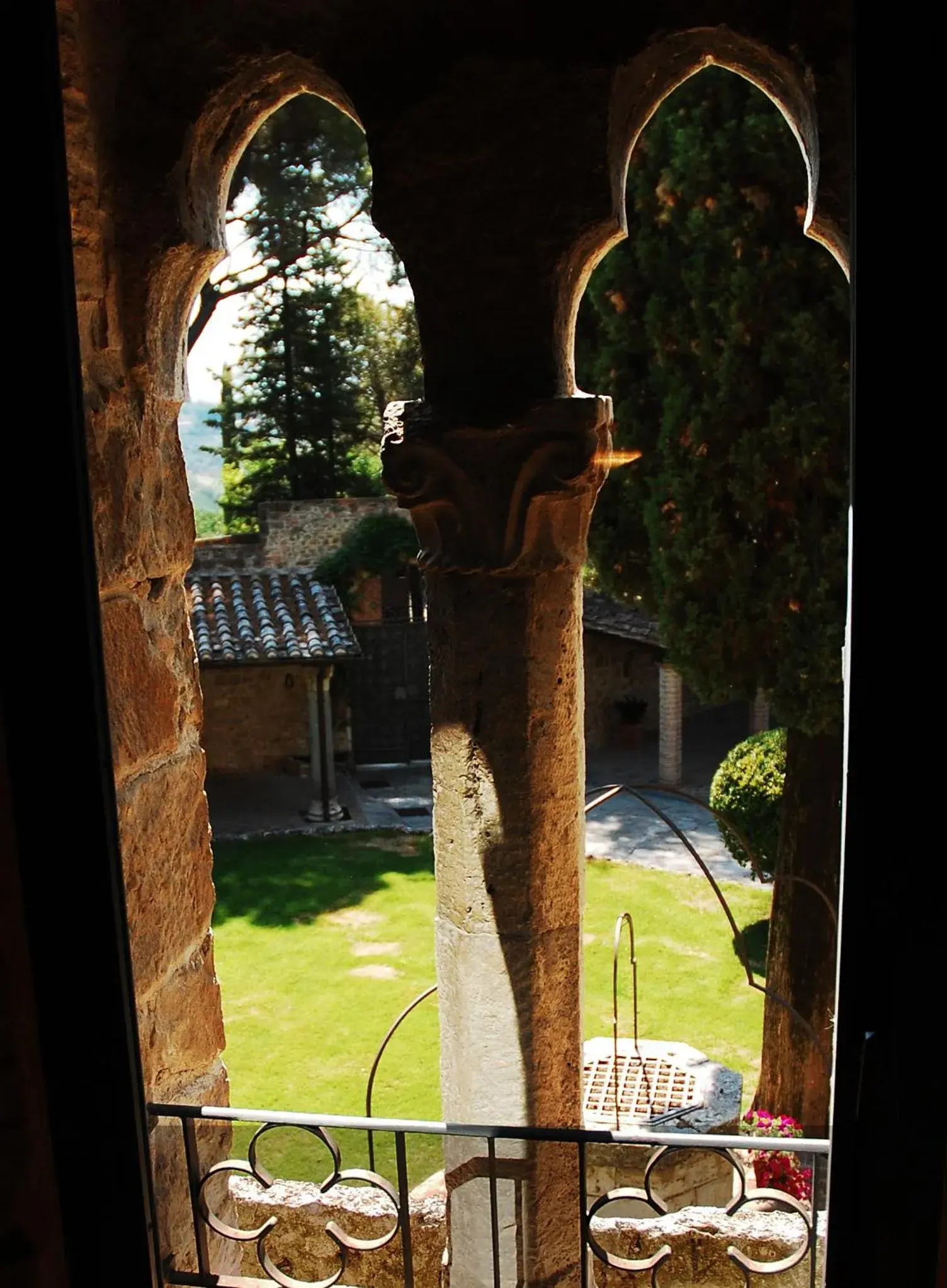 Garden view in Castello Di Monterone