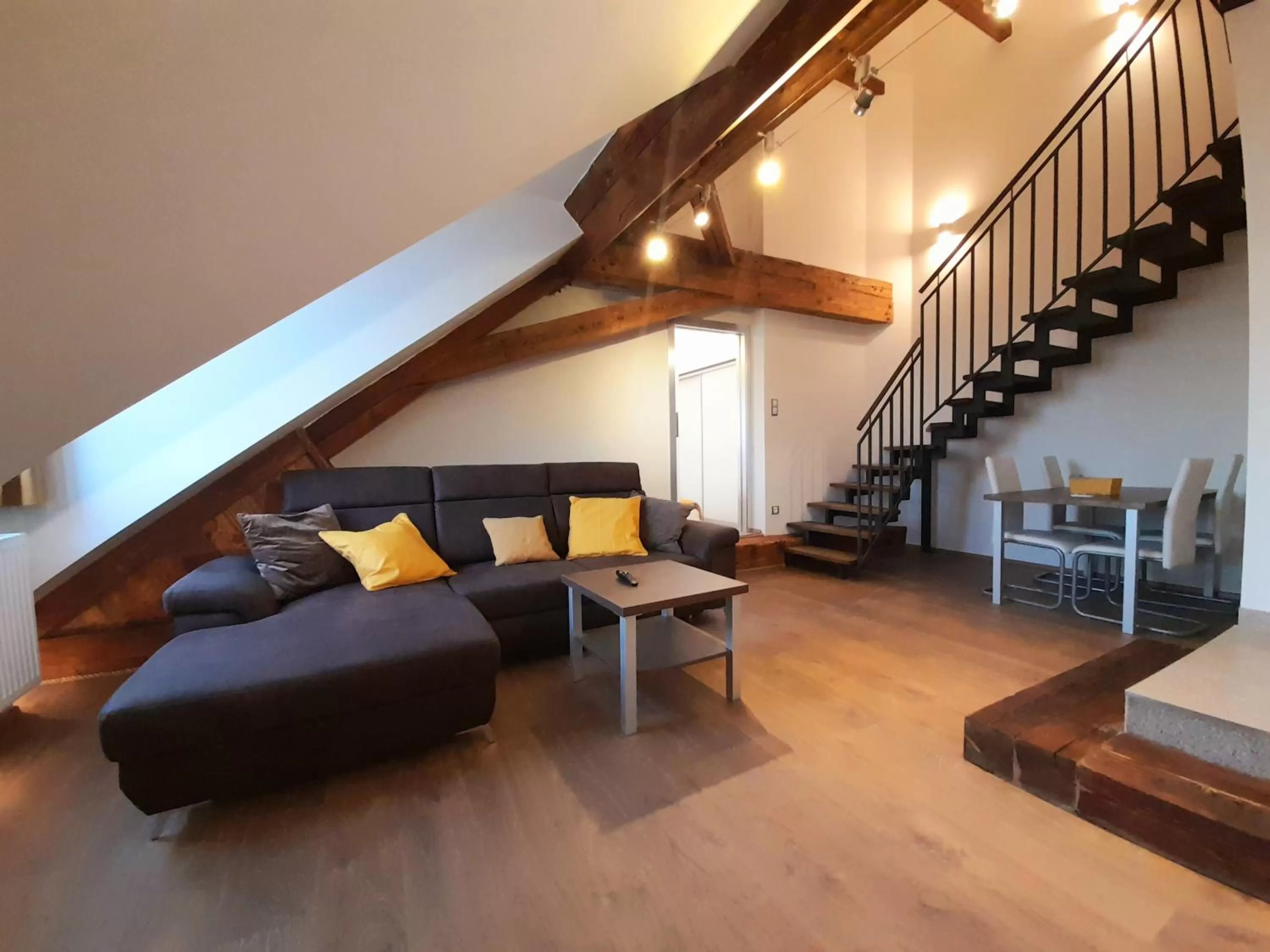 Seating area in Residence Mariánská