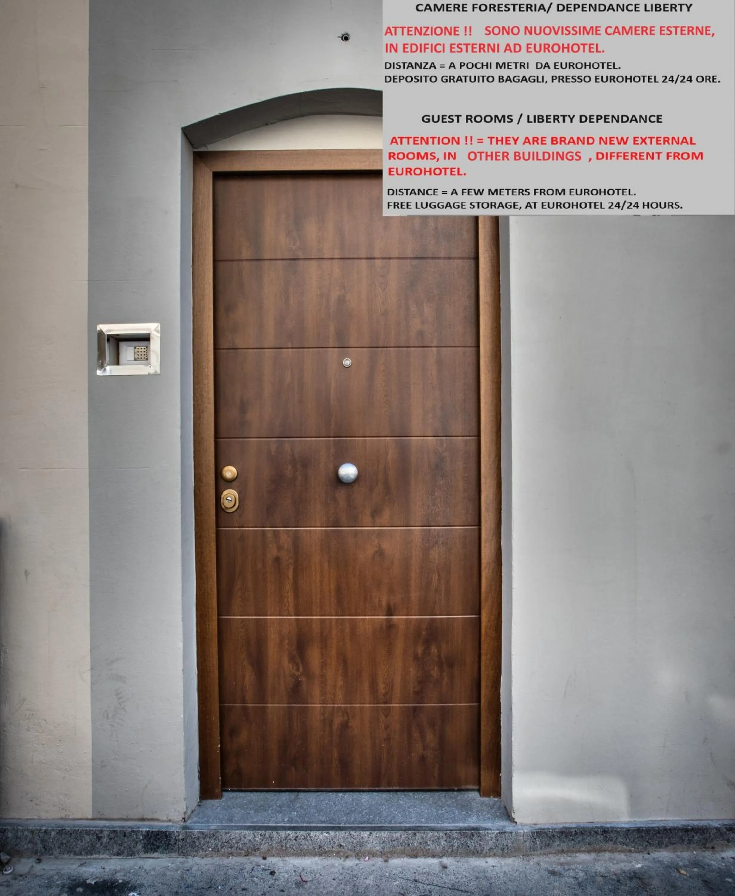 Facade/entrance in Eurohotel