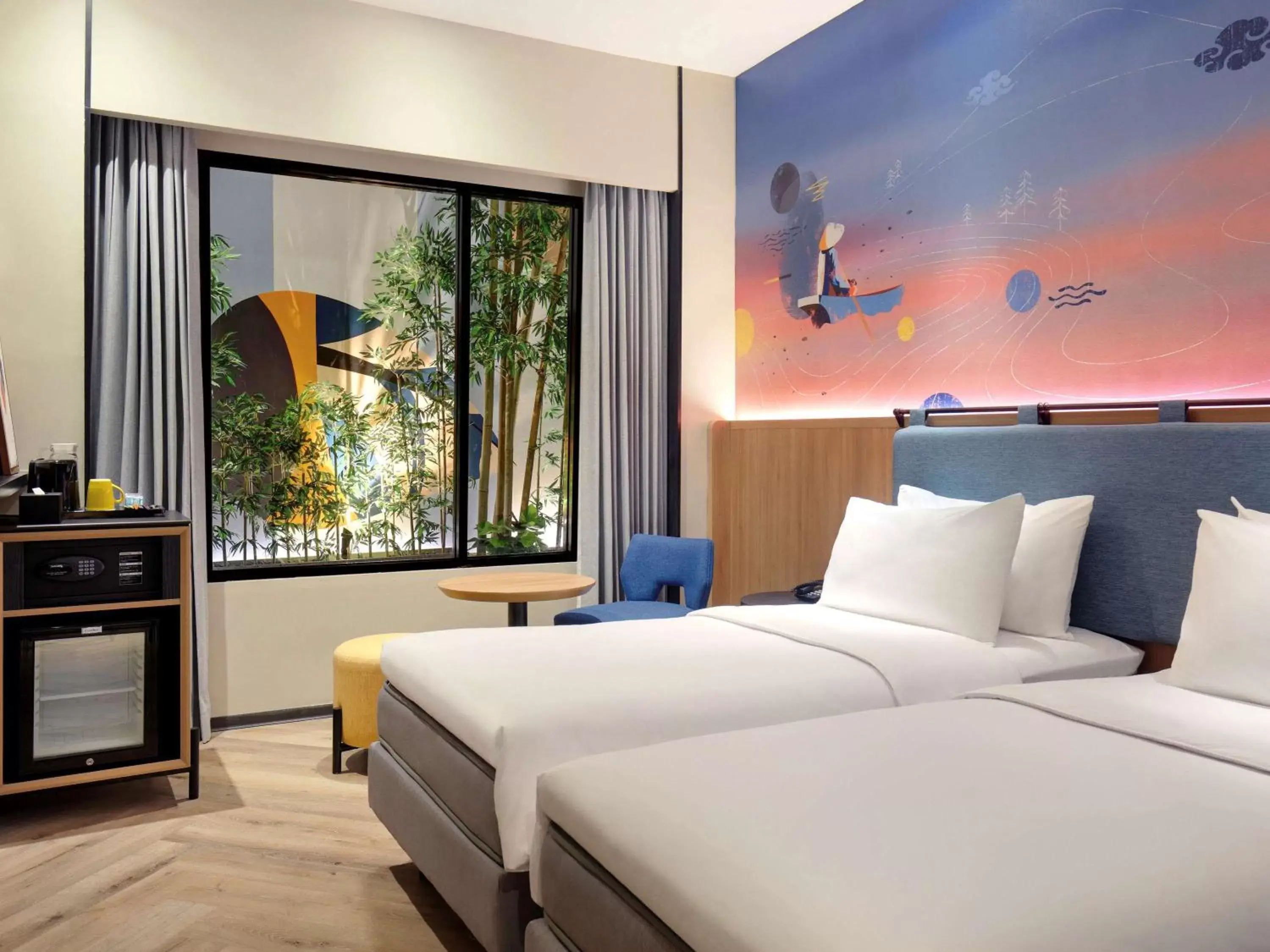 Bedroom, Bed in ibis Styles Semarang Simpang Lima