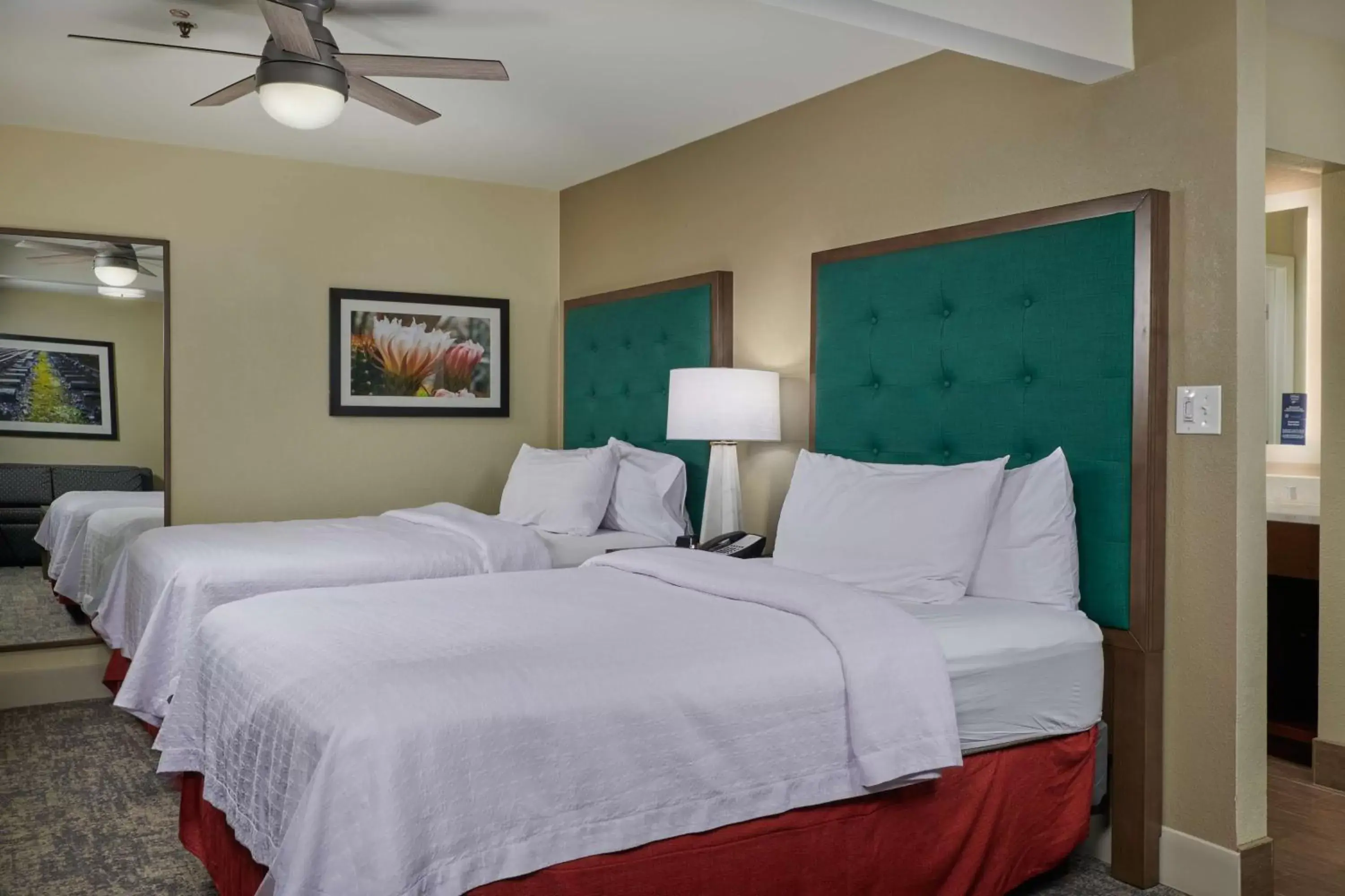 Bed in Homewood Suites by Hilton Sarasota