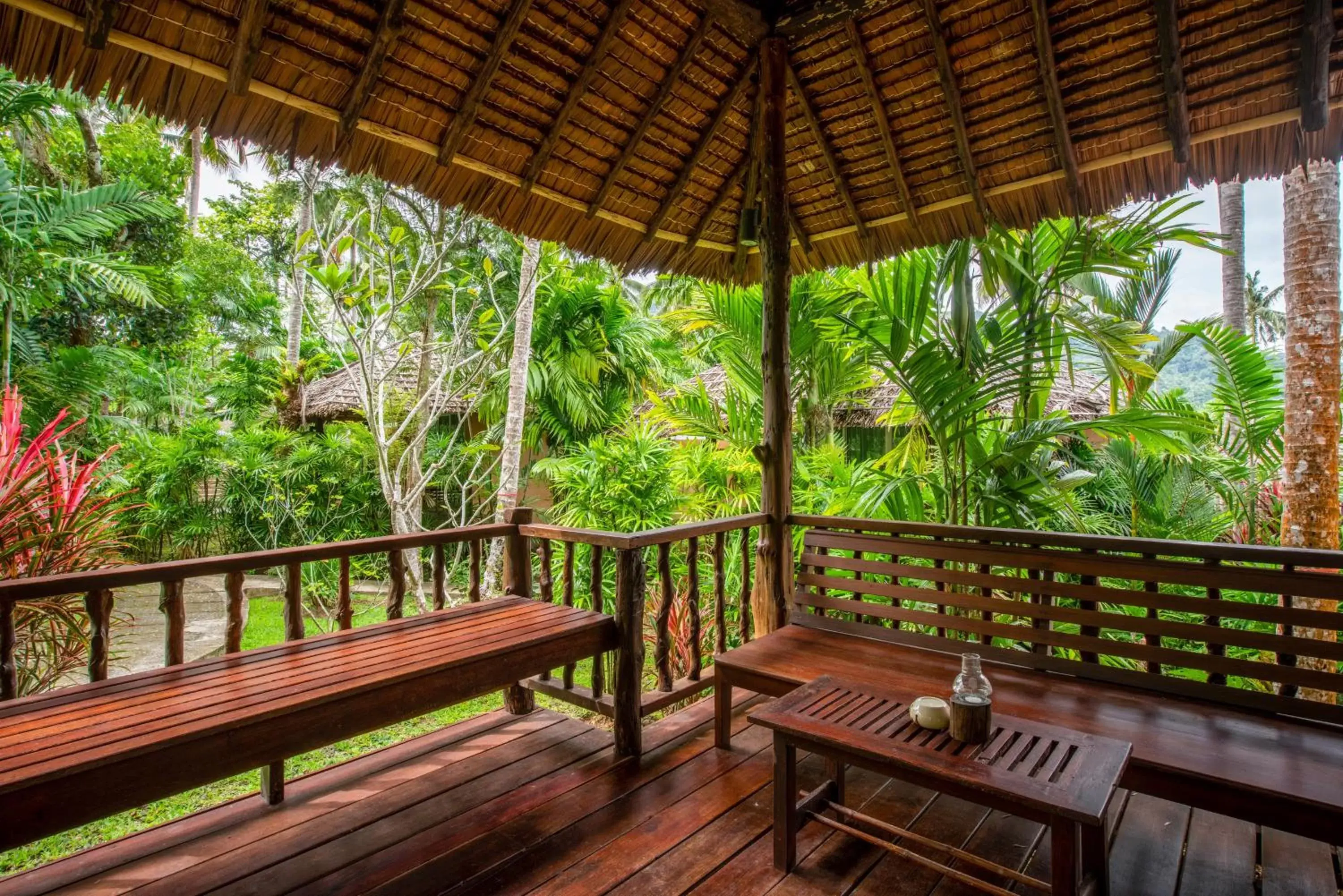Garden, Balcony/Terrace in Ban Sainai Resort- SHA Extra Plus Aonang's Green Resort