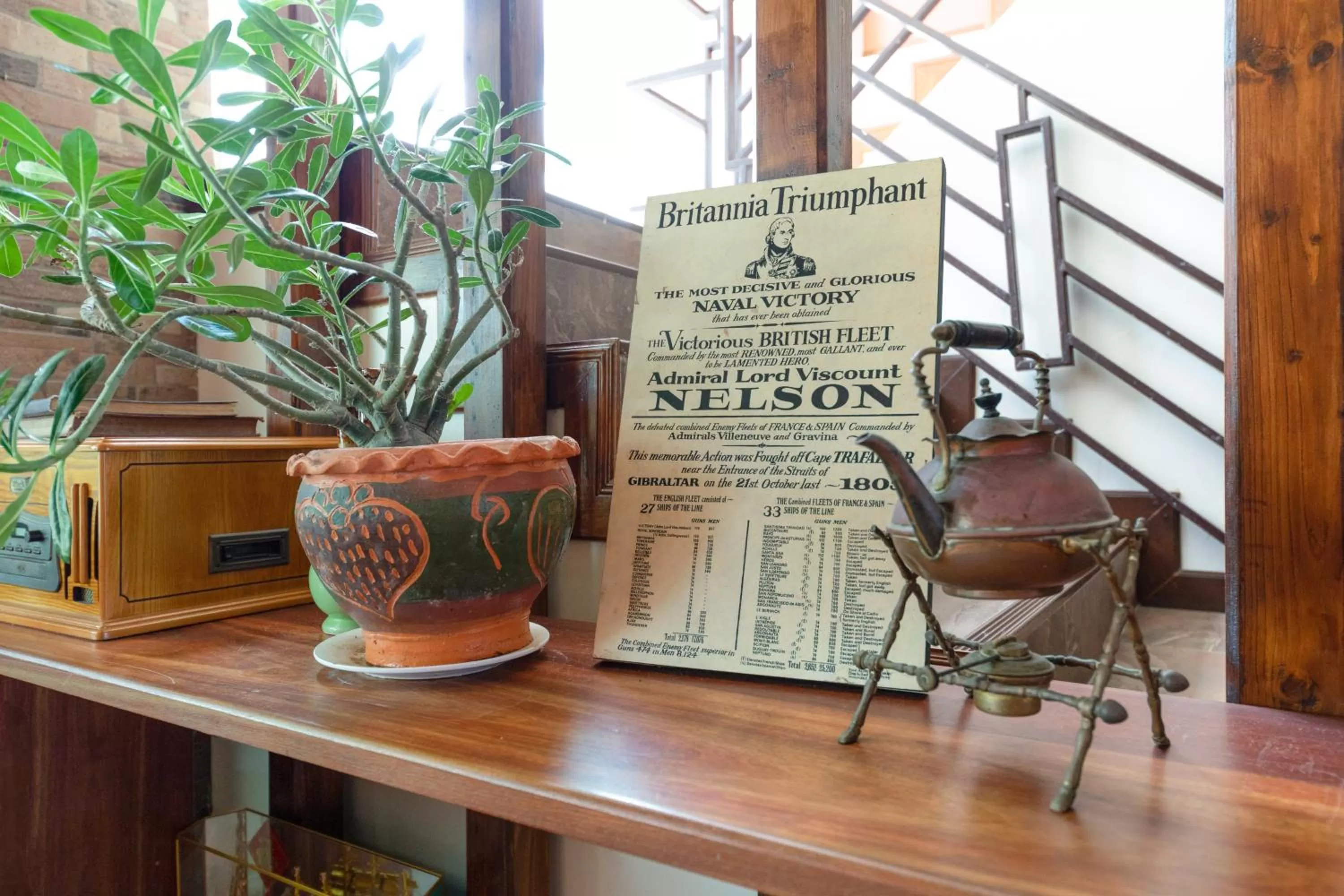 Communal lounge/ TV room in The Lord Nelson Hotel