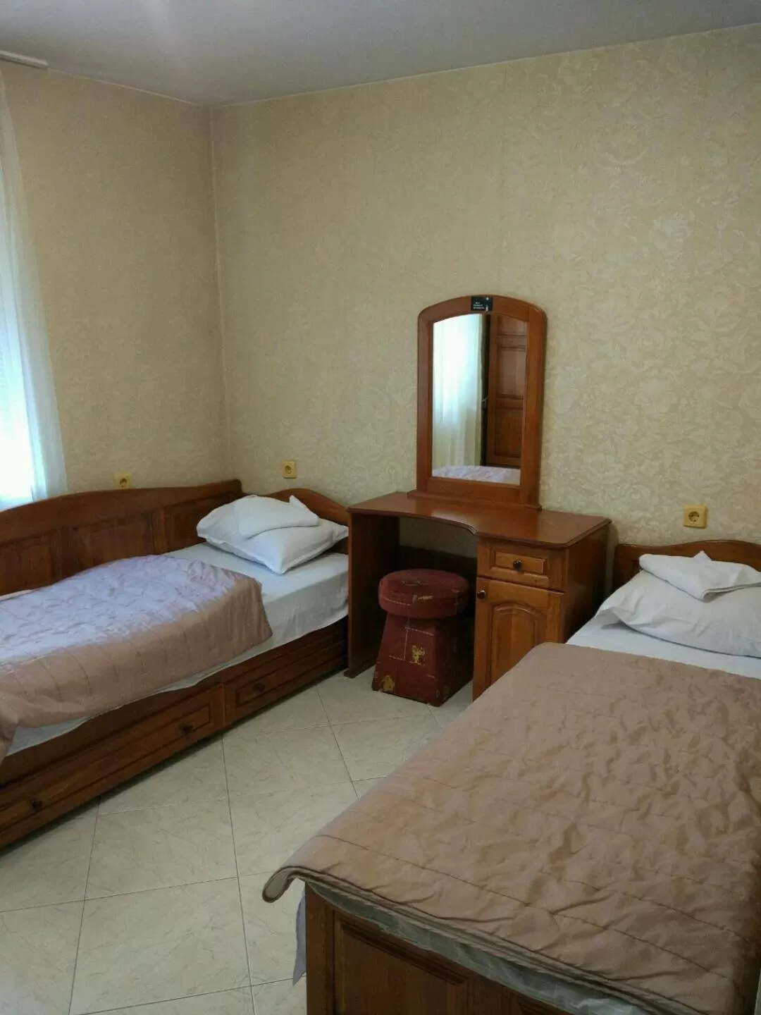 Bed in Family Hotel Kartala