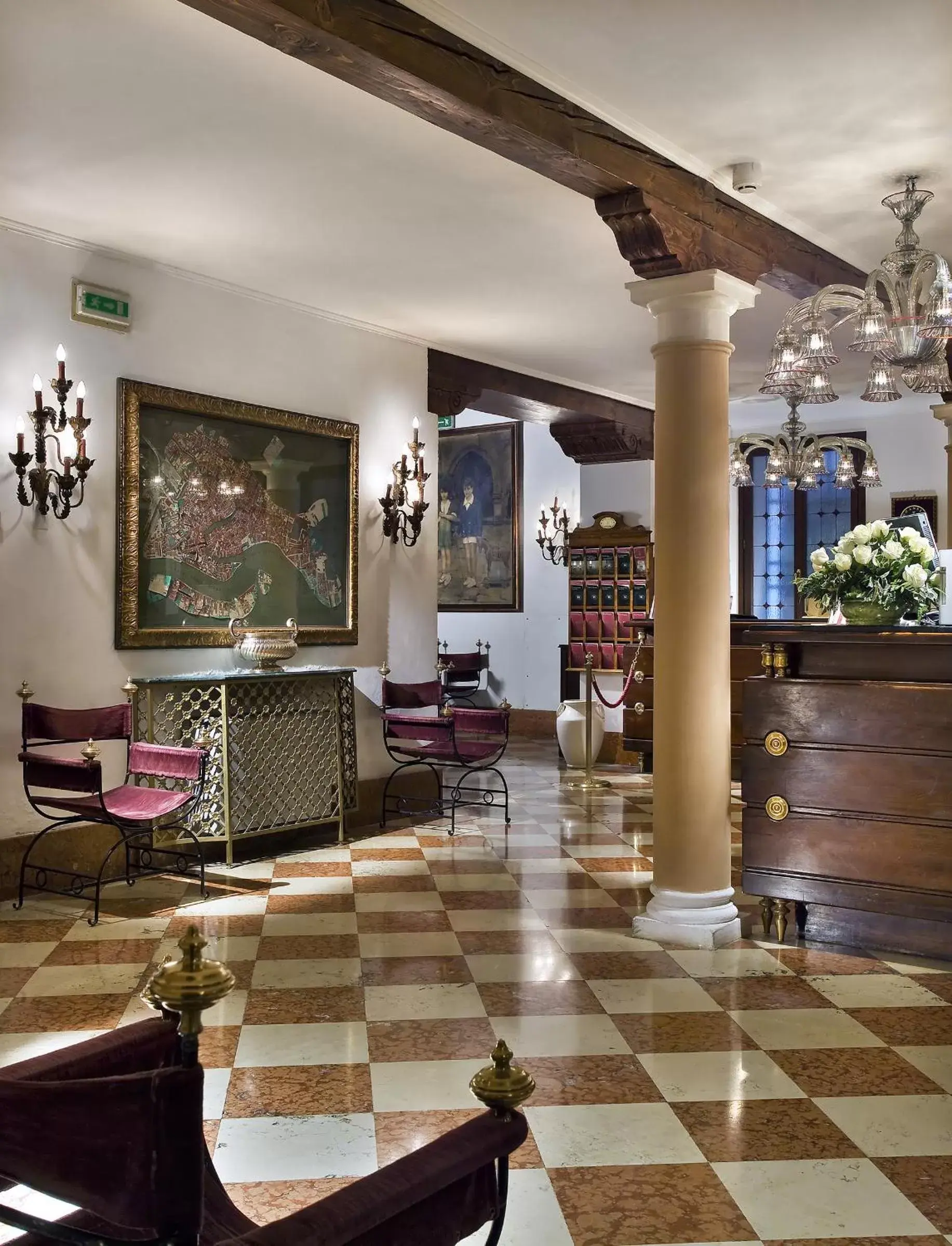 Lobby or reception in Hotel Giorgione