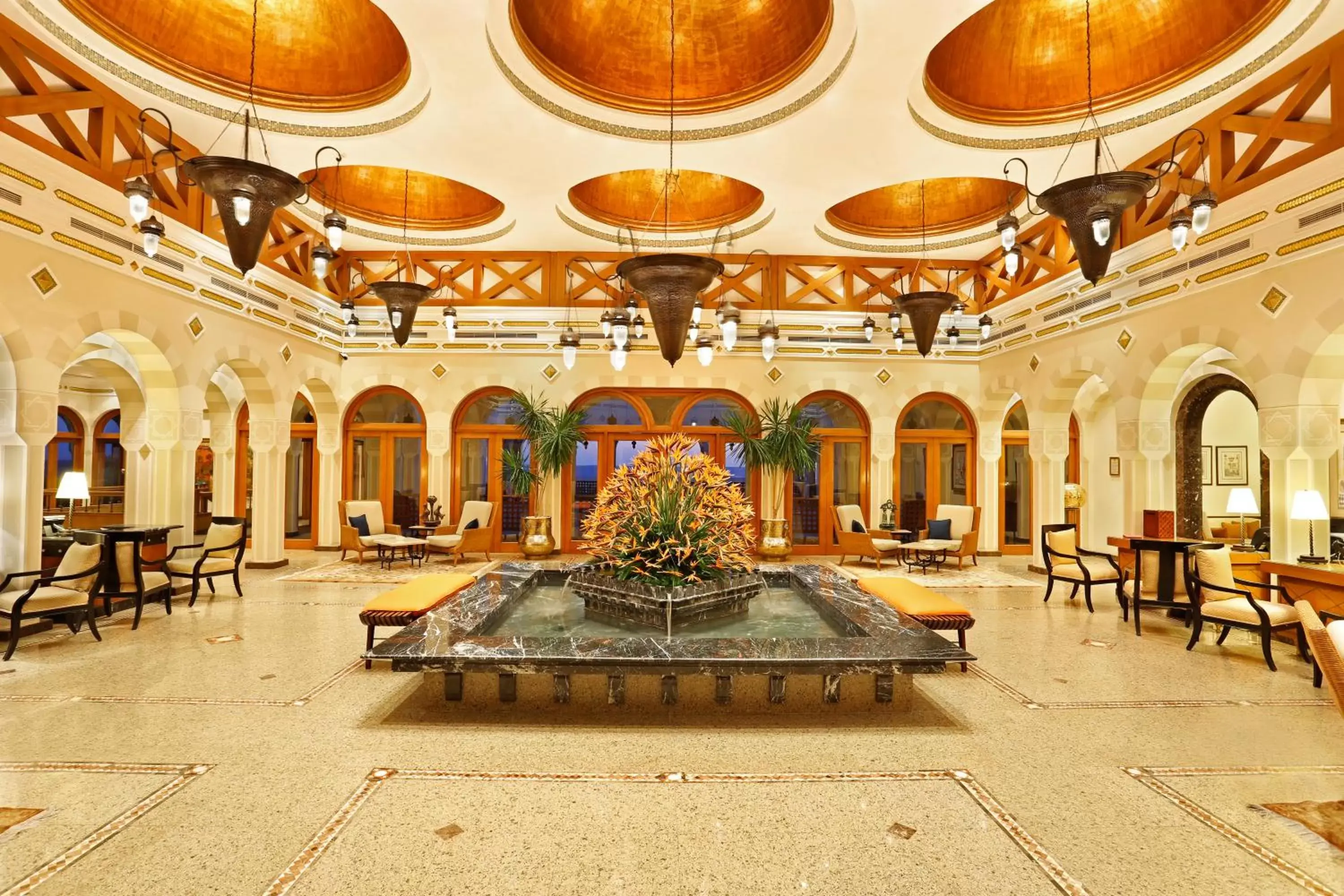 Lobby or reception in The Oberoi Beach Resort, Sahl Hasheesh
