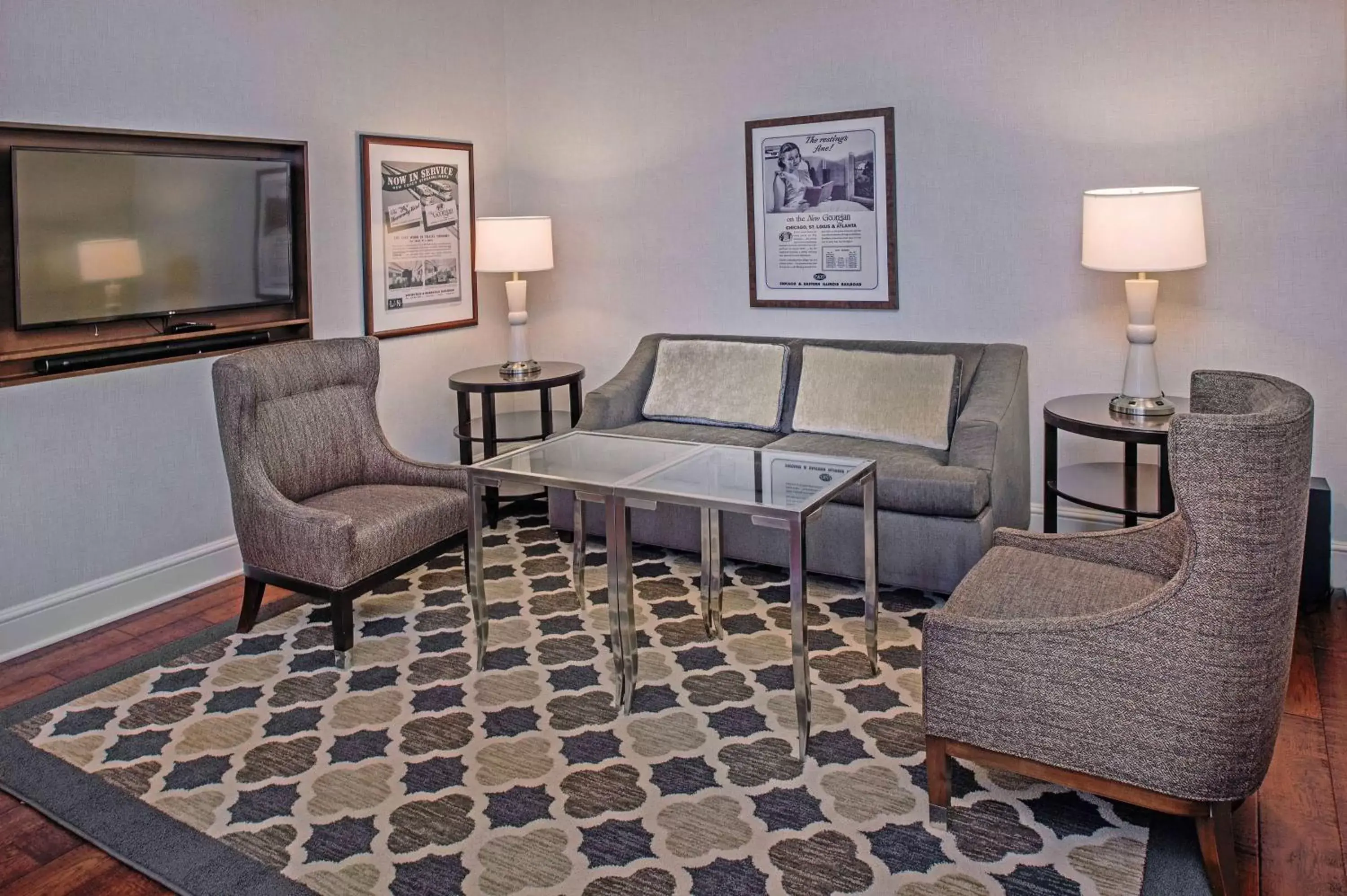 Living room, Seating Area in St. Louis Union Station Hotel, Curio Collection by Hilton
