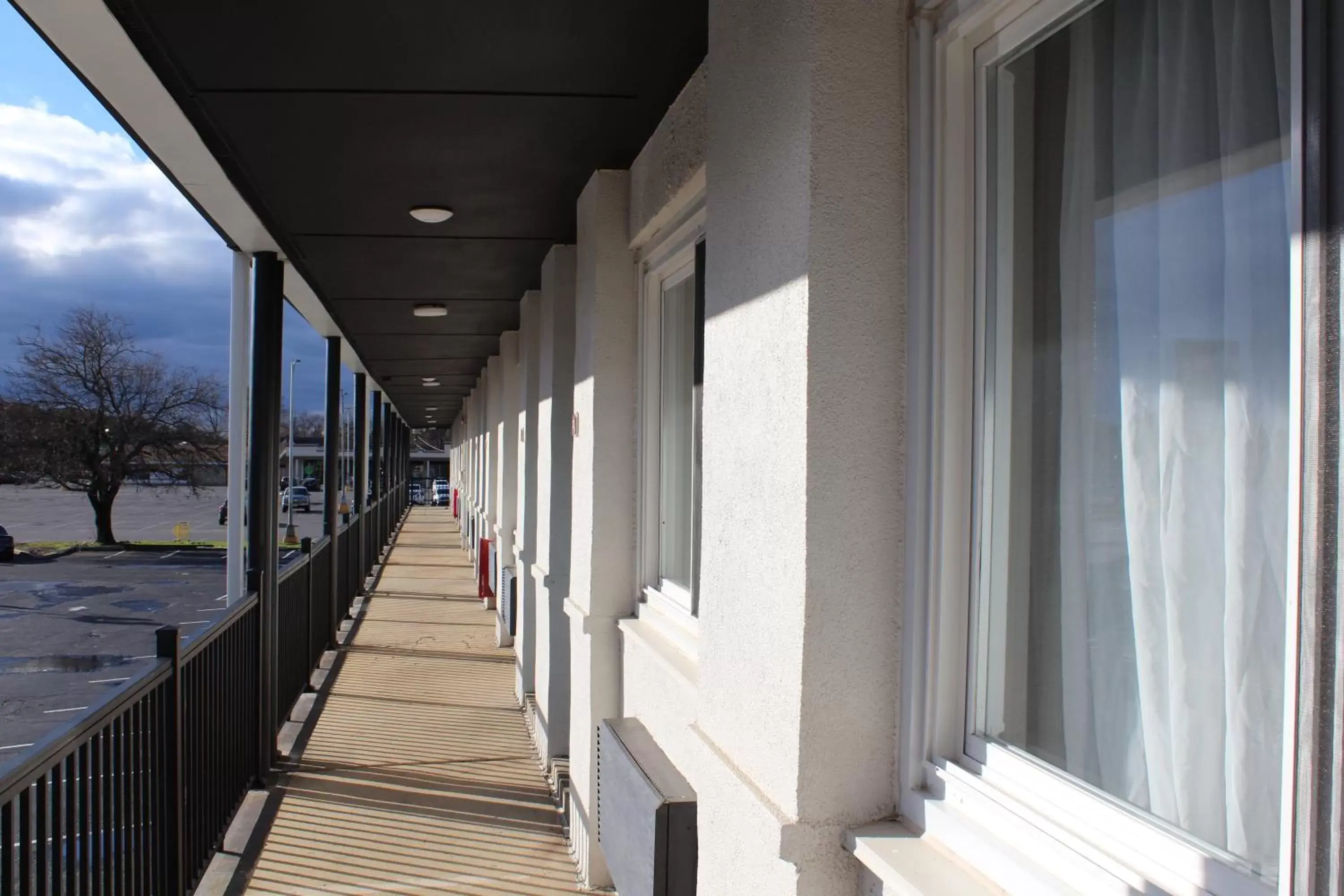 Balcony/Terrace in Days Inn by Wyndham Wrightstown