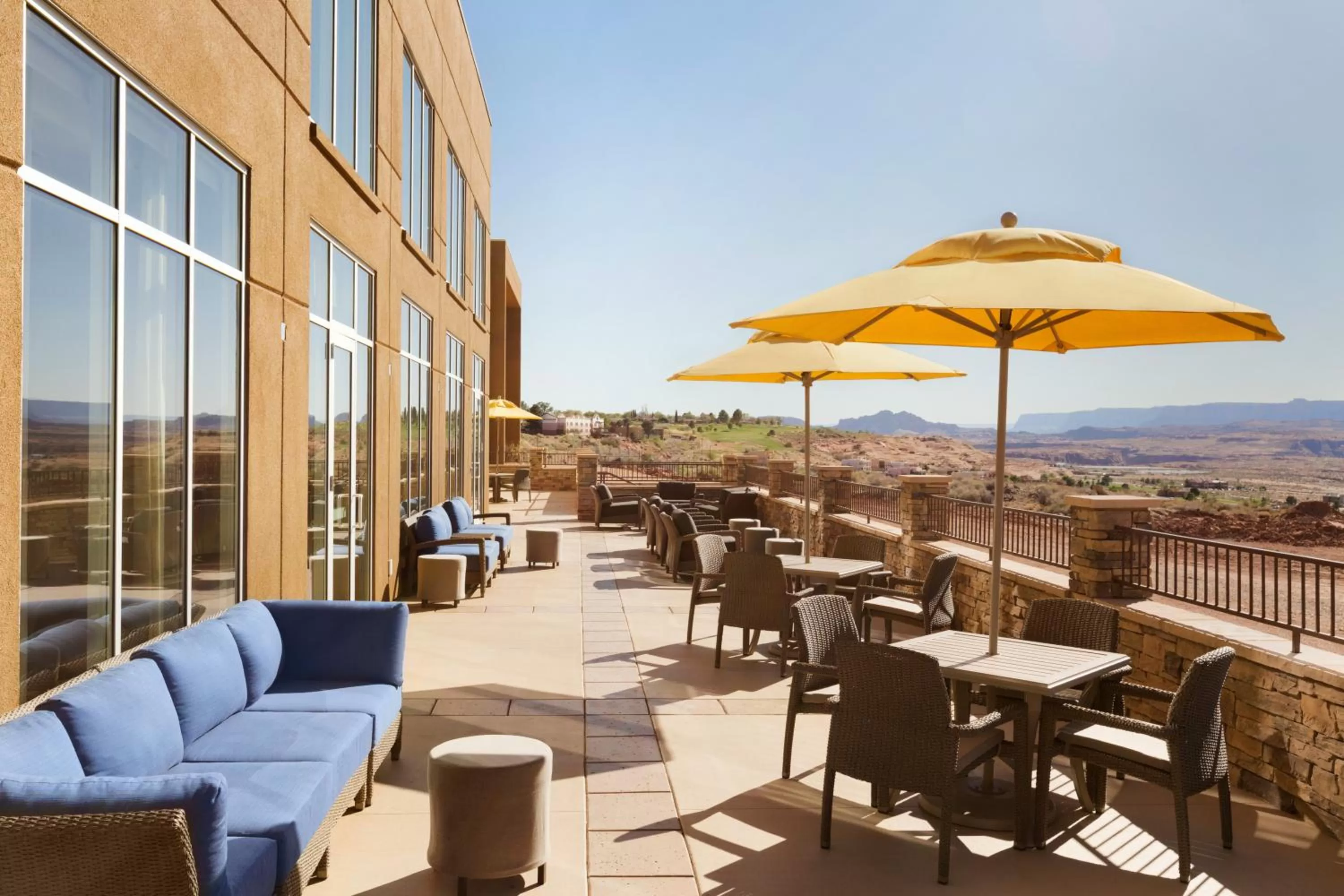 Patio in Hyatt Place Page Lake Powell