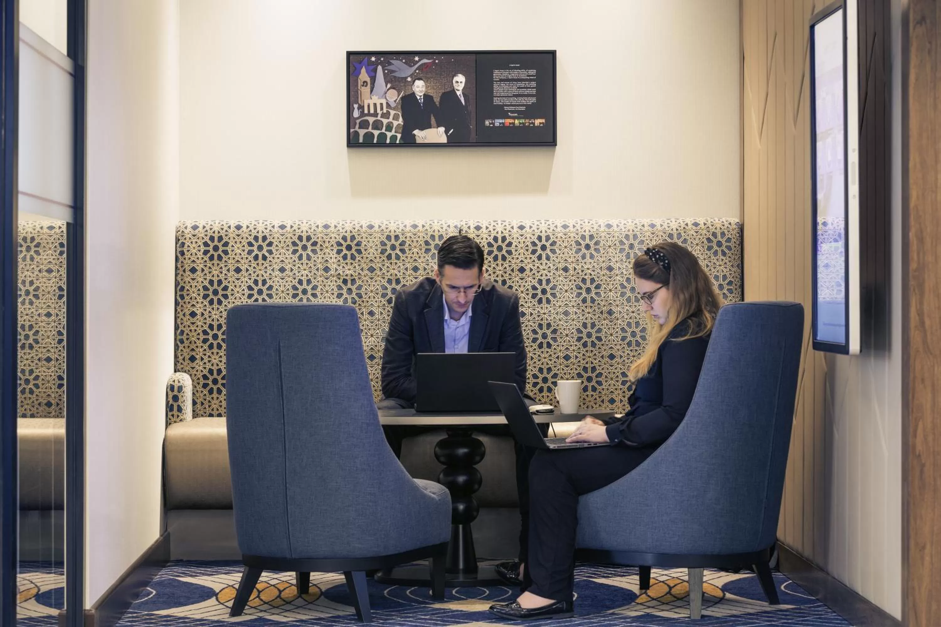 Lobby or reception in Mercure Edinburgh Haymarket