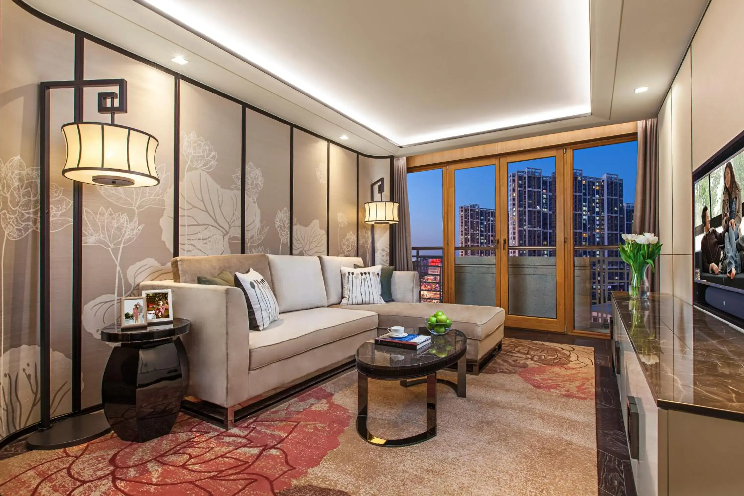 Living room, Seating Area in Ascott Riverside Garden Beijing