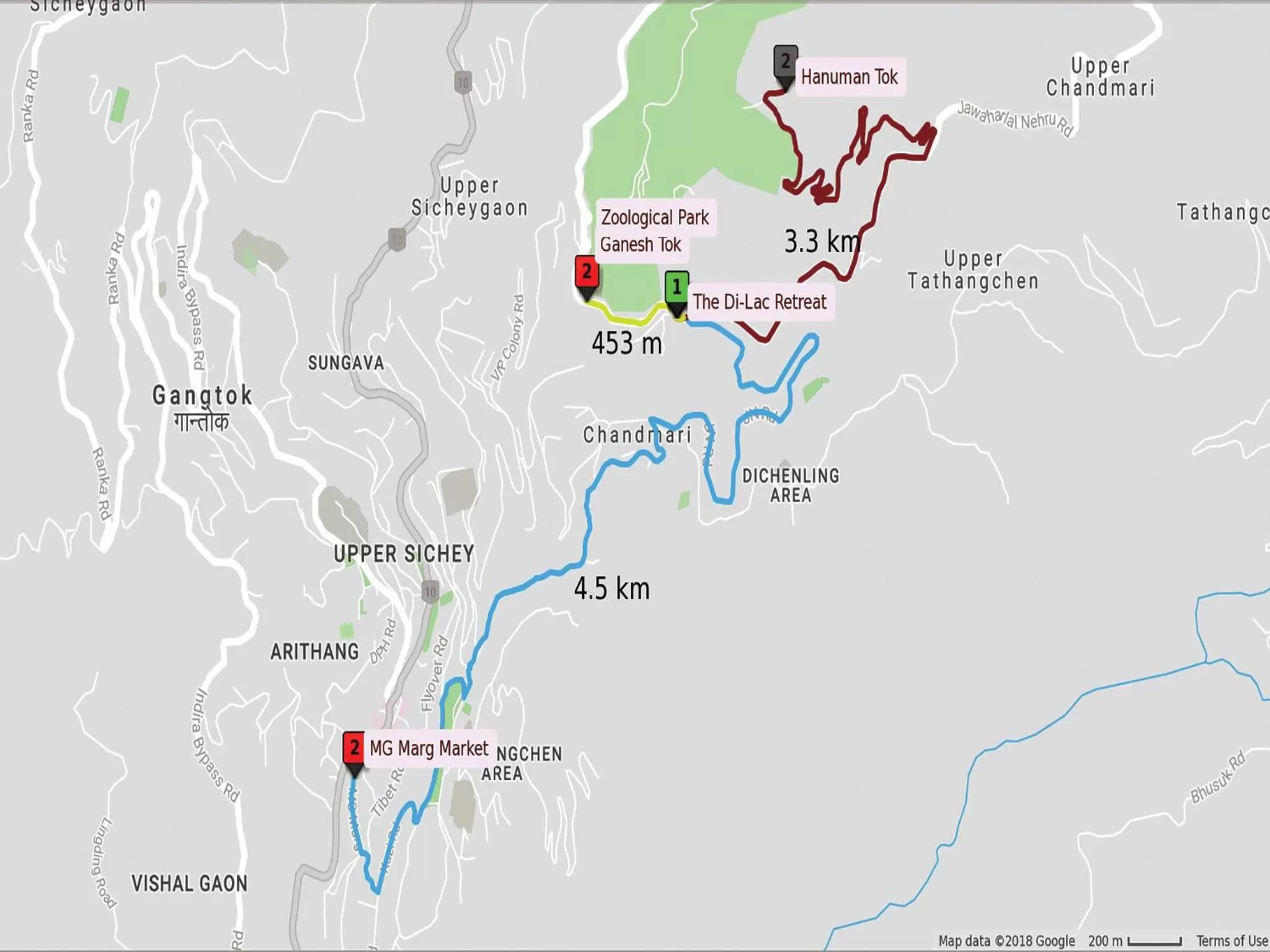 Nearby landmark, Bird's-eye View in The Di-Lac Retreat