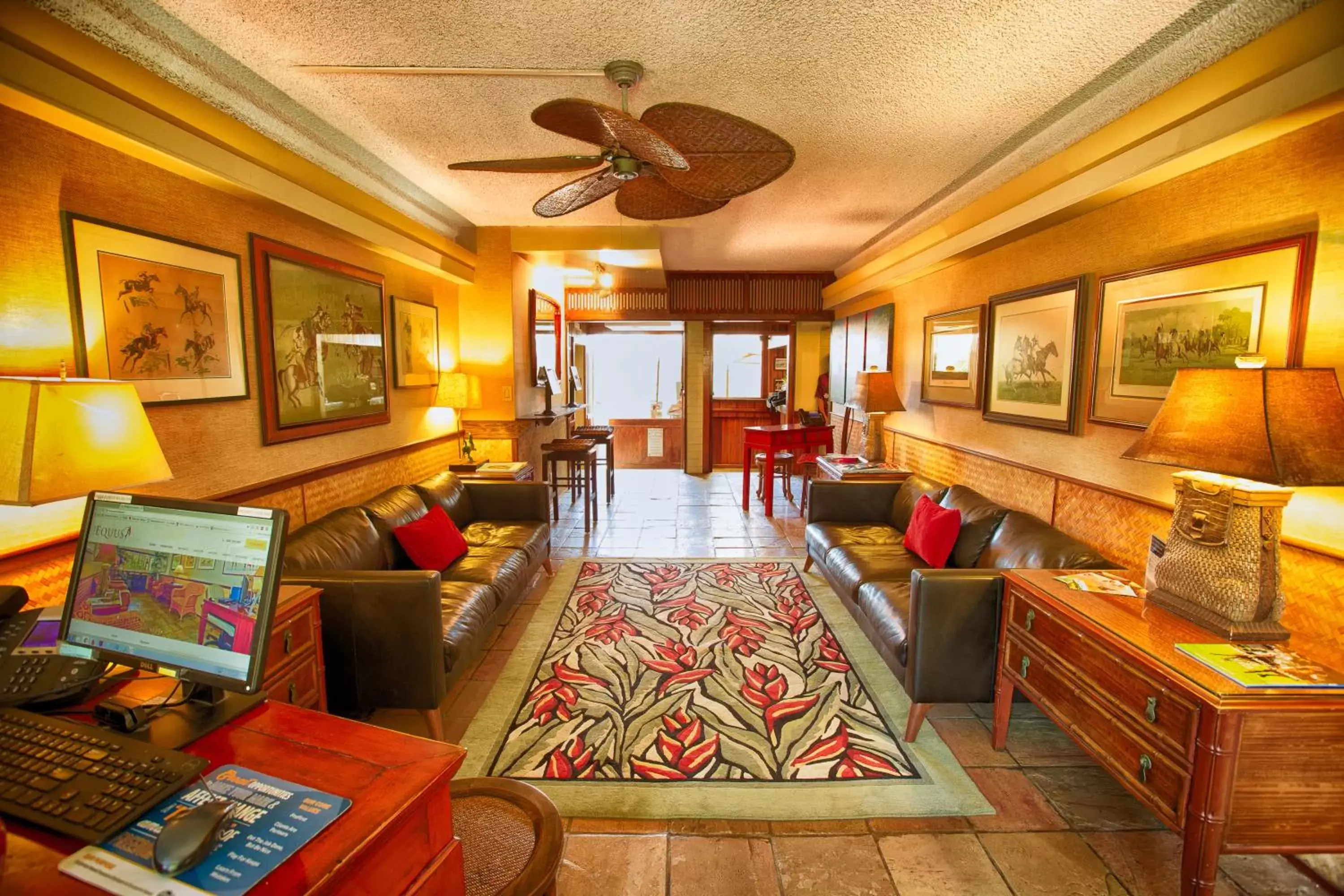 Lobby or reception in The Equus Lobby or reception in The Equus